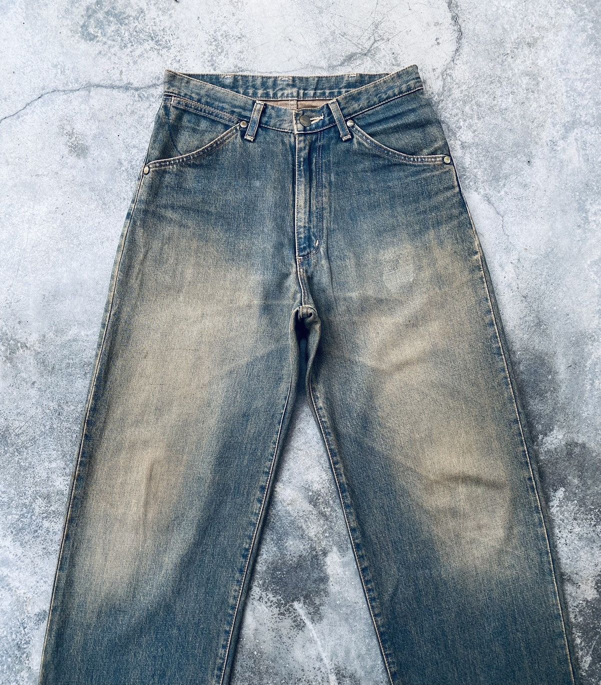 Wrangler Vintage wrangler Rusty Selvedge Distressed Denim Pants Size US 29 - 3 Thumbnail