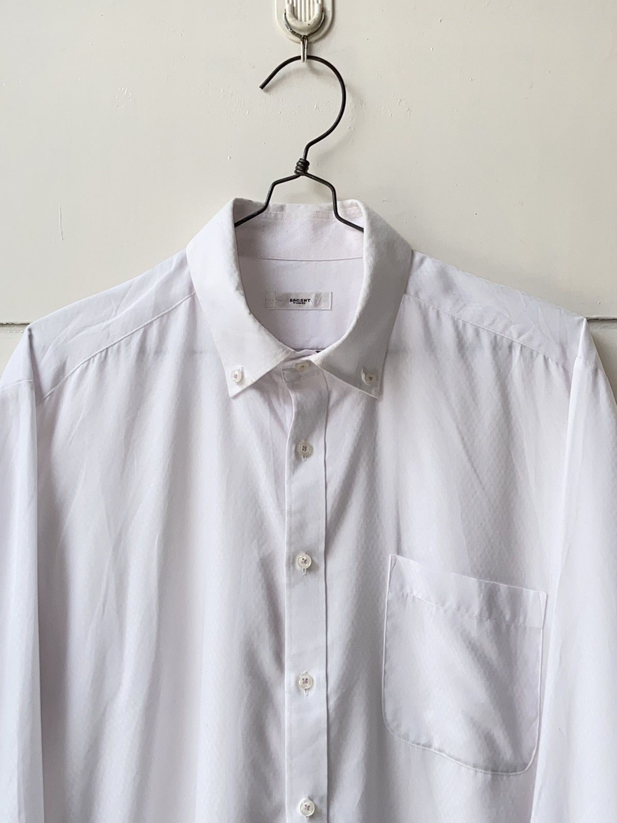 Designer × Japanese Brand × Yohji Yamamoto SACSNY Y’SACCS White Shirt Size US L / EU 52-54 / 3 - 11 Thumbnail