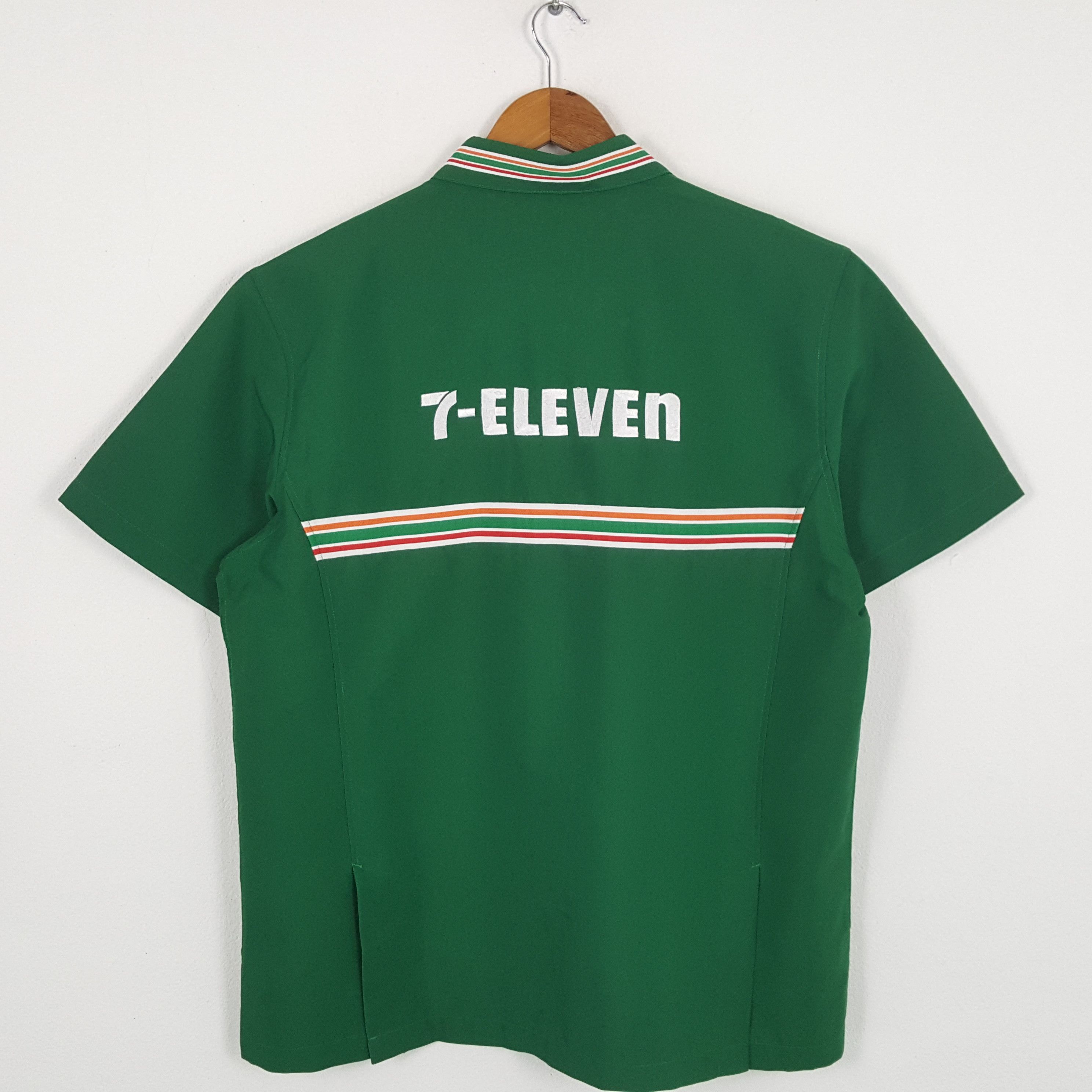 Japanese Brand × Vintage Vintage 7-ELEVEn Japanese Workers Uniform Shirt Jacket Size US M / EU 48-50 / 2 - 1 Thumbnail