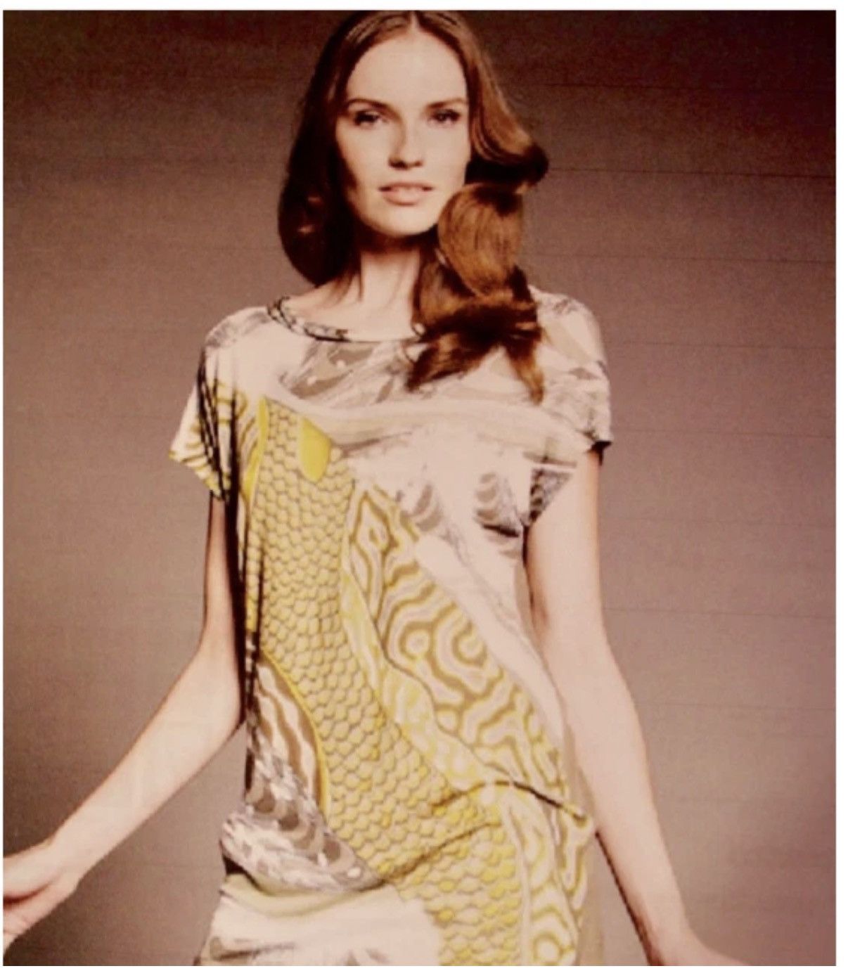 Emilio Pucci Emilio Pucci Printed Top Multicolor Abstract Short Sleeve Size M / US 6-8 / IT 42-44 - 8 Thumbnail
