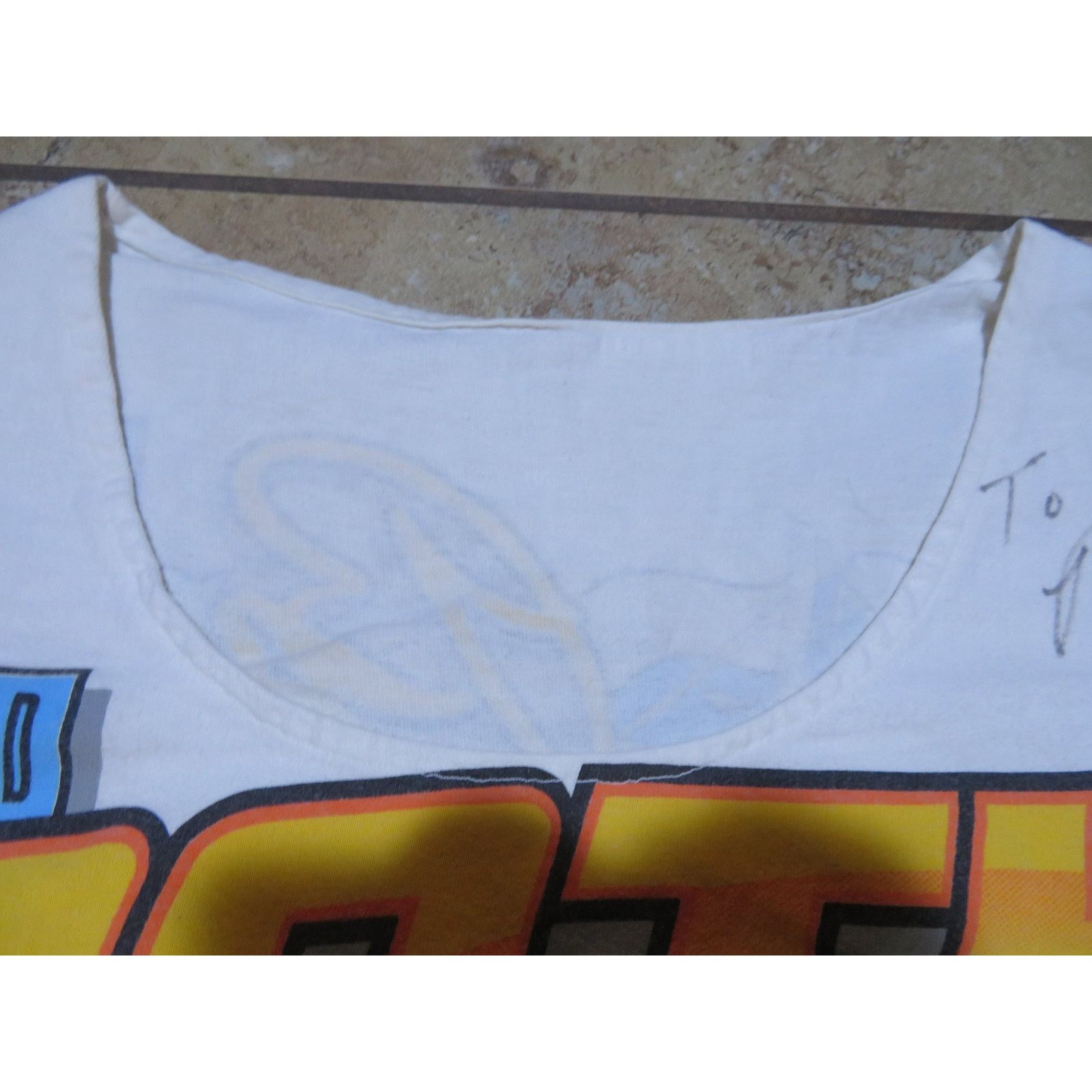 Other 90s Brad Doty Racing T-Shirt Autographed Modified Scoop Neck Size L / US 10 / IT 46 - 7 Thumbnail