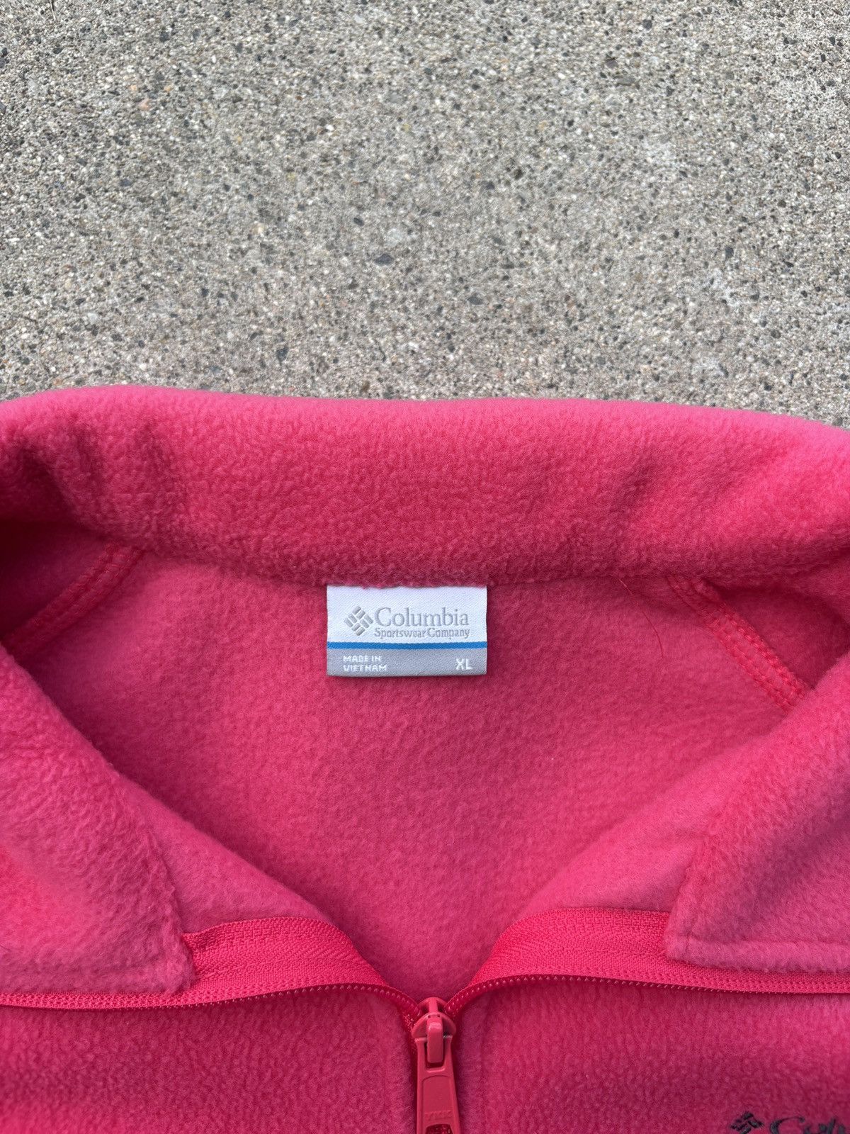 Columbia Columbia Benton Springs Pink Full Zip Fleece Jacket Size XL Size XL / US 12-14 / IT 48-50 - 3 Thumbnail