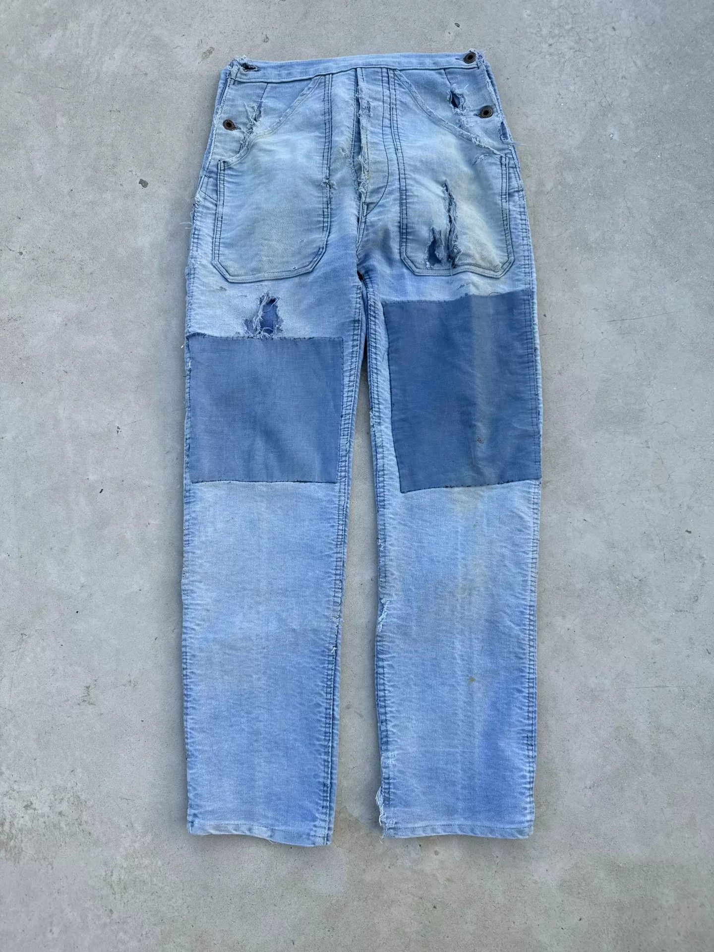 Vintage Vintage 50s French Moleskin Work Pants Size US 32 / EU 48 - 1 Thumbnail