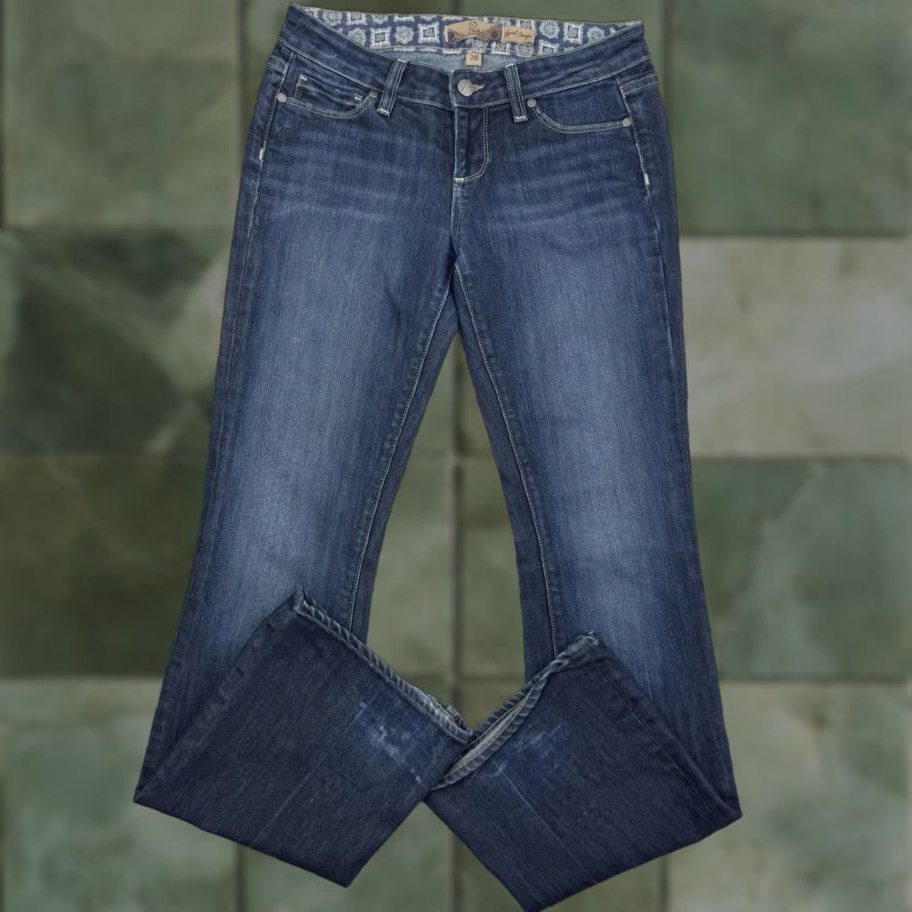 Paige VINTAGE Paige Jeans Womens Bootcut 26 Low Waist Blue Hipster Hippie USA Vtg 32.5in Inseam Jeans Womens Size 26" / US 2 / IT 38 - 1 Thumbnail