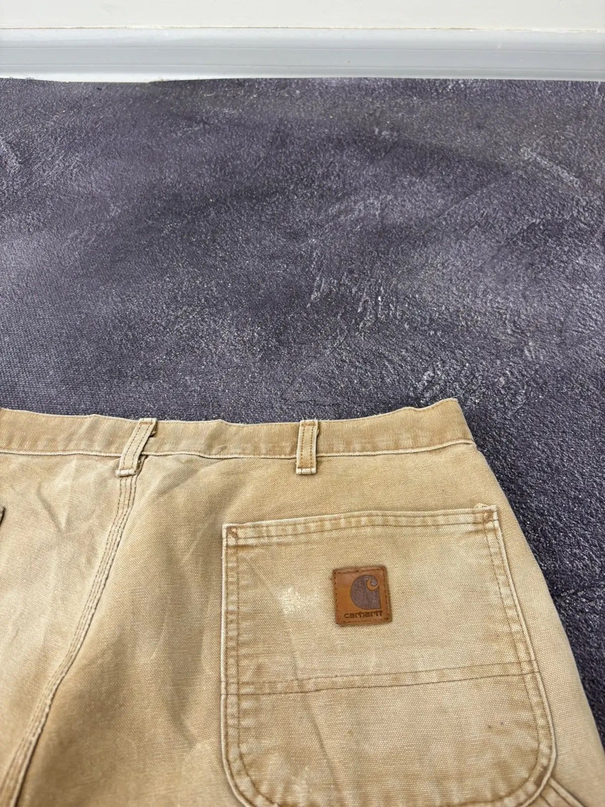 Carhartt × Vintage Vintage Carhartt Faded Hype Denim Baggy Shorts Jorts Size US 38 / EU 54 - 6 Thumbnail