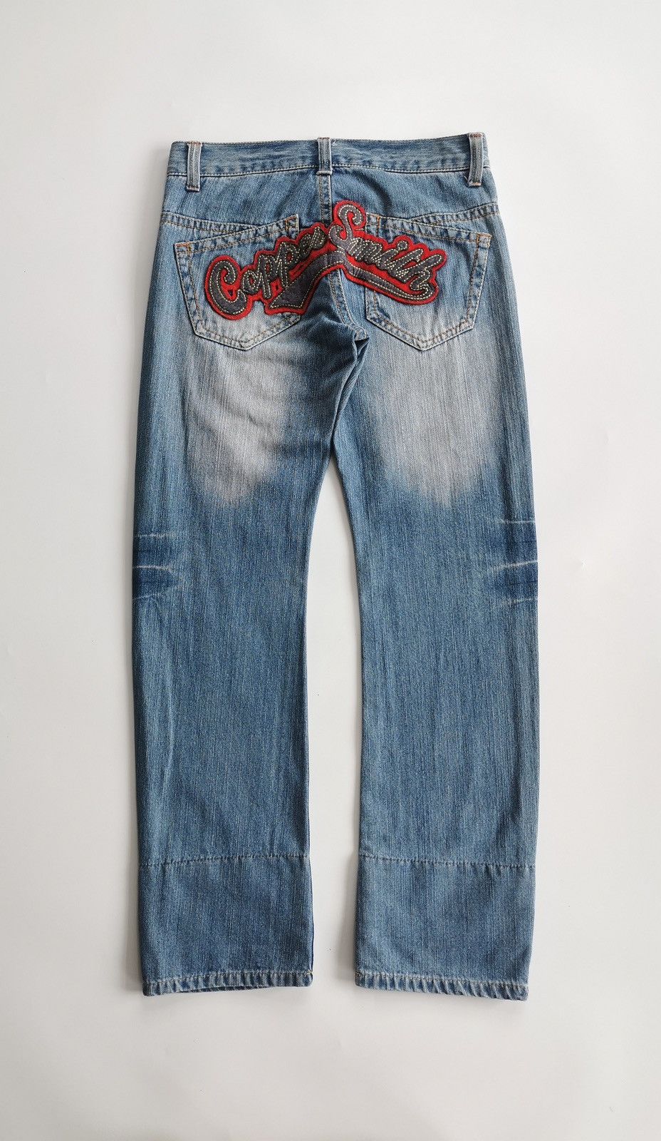 Japanese Brand Copper Smith Patches Denim Jeans Size US 30 / EU 46 - 3 Thumbnail