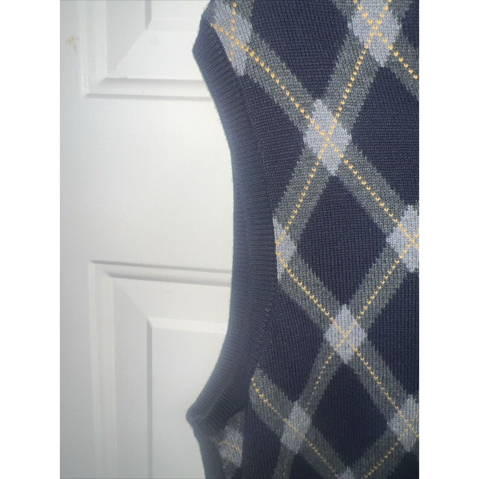 Tommy Hilfiger Tommy Hilfiger Sweater Vest Men's Medium Pullover Navy Blue Size US M / EU 48-50 / 2 - 4 Thumbnail