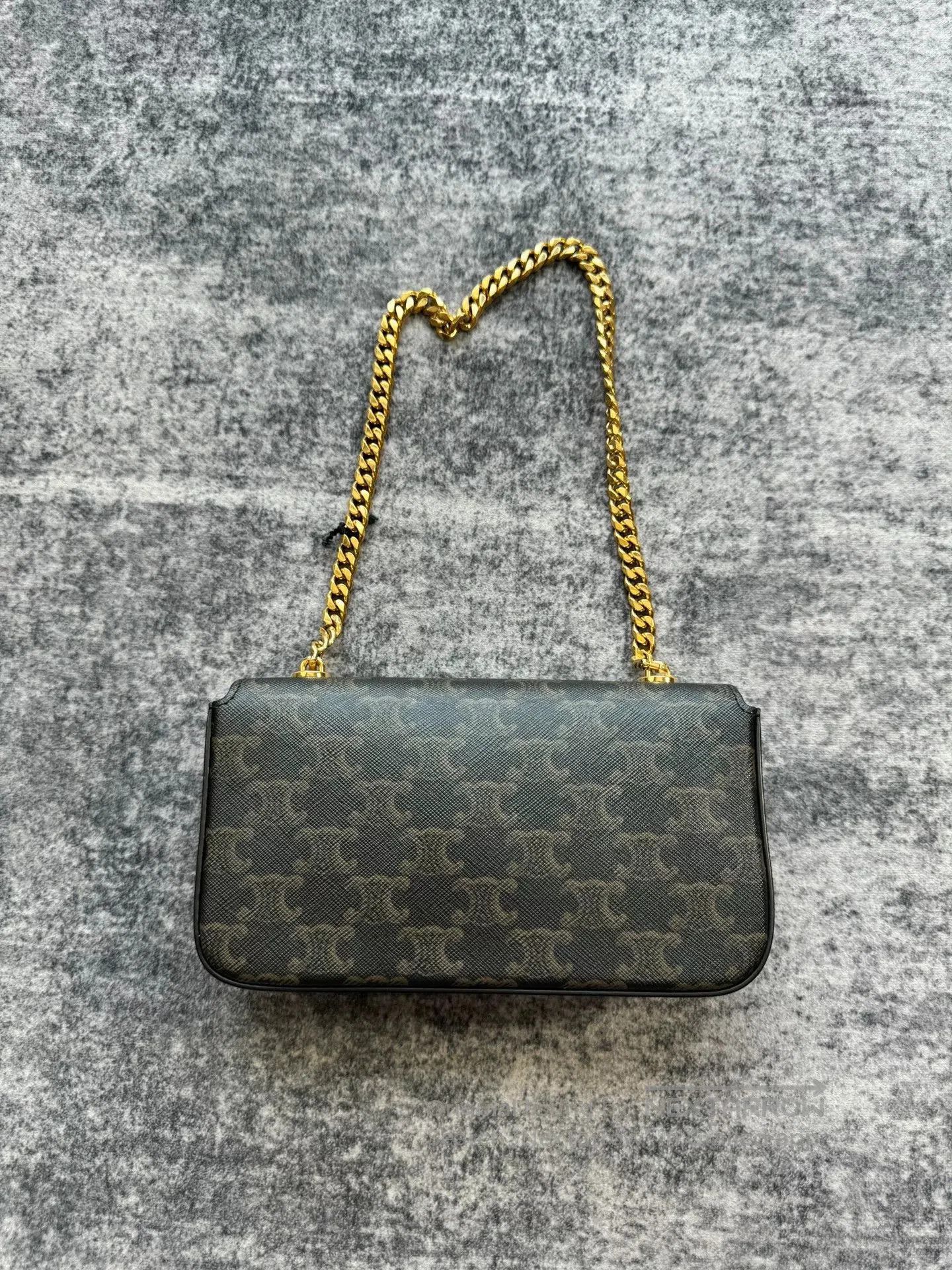 Celine celine triumph monogram shoulder bag. Size ONE SIZE - 2 Thumbnail