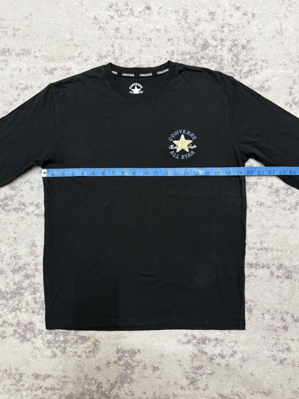 Converse Vintage Y2K Converse Velvet Small logo Longsleeve Tshirt Size US S / EU 44-46 / 1 - 12 Thumbnail