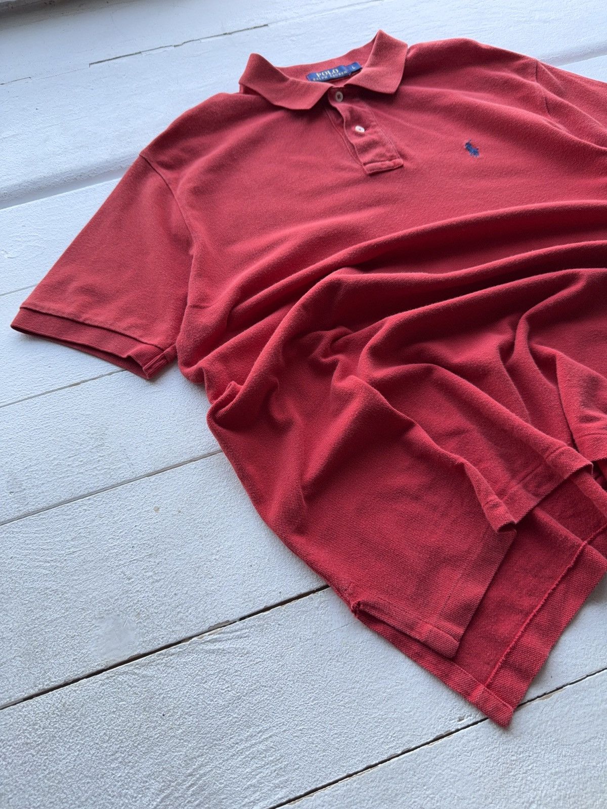 Polo Ralph Lauren Vintage 90s Retro Polo Ralph Lauren Basic Logo Polos Y2K Size US L / EU 52-54 / 3 - 2 Thumbnail