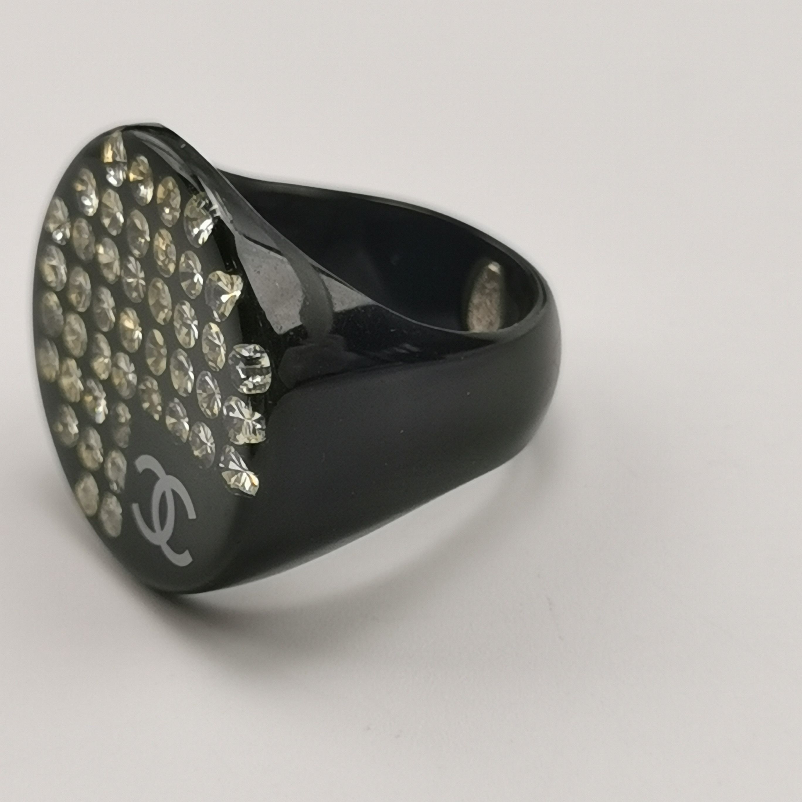 Chanel Chanel Crystal Double C Ring Size 18 -z2505 Size ONE SIZE - 7 Thumbnail