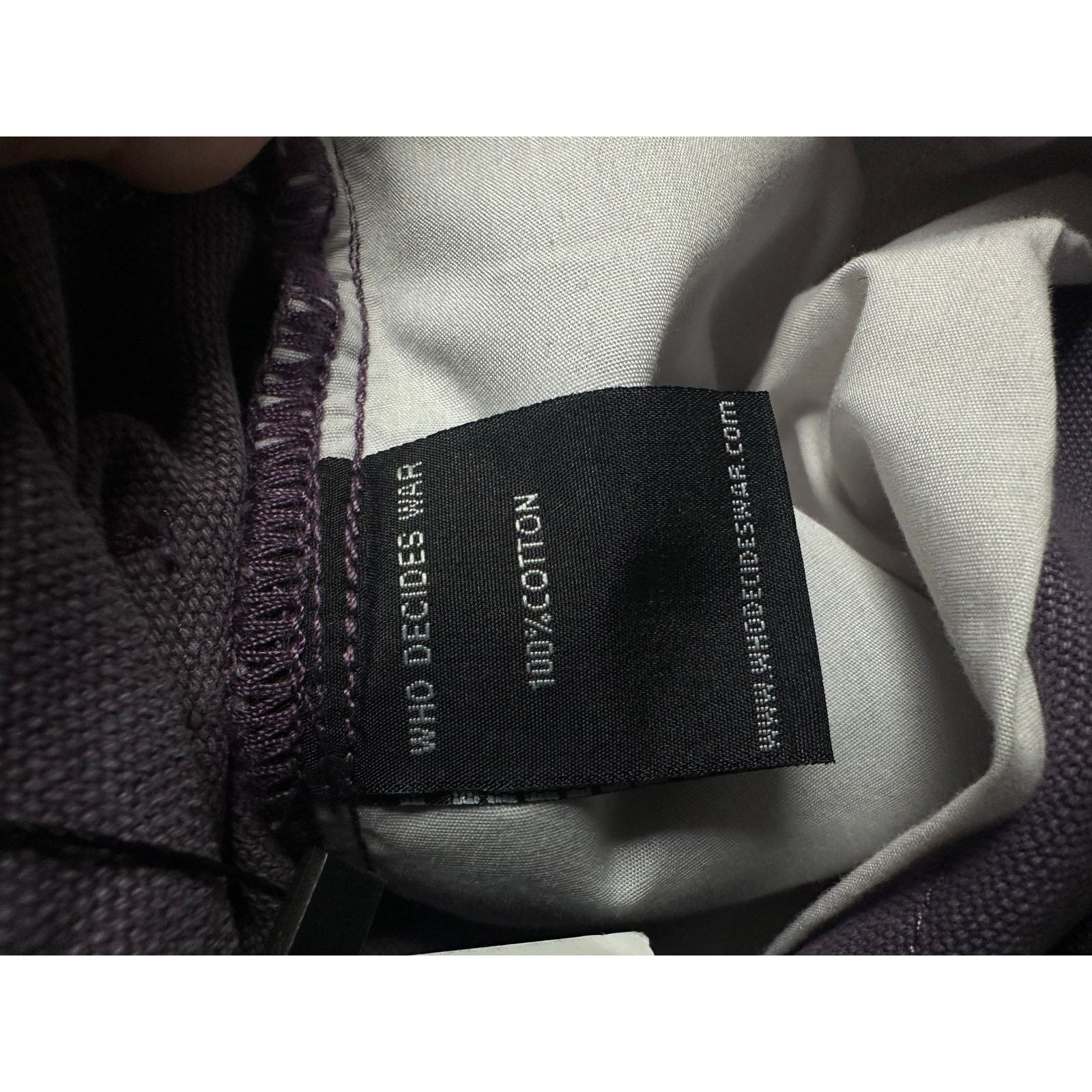 Who Decides War WDW Patchwork Cargo Pants Purple Used 30 Size US 30 / EU 46 - 4 Thumbnail