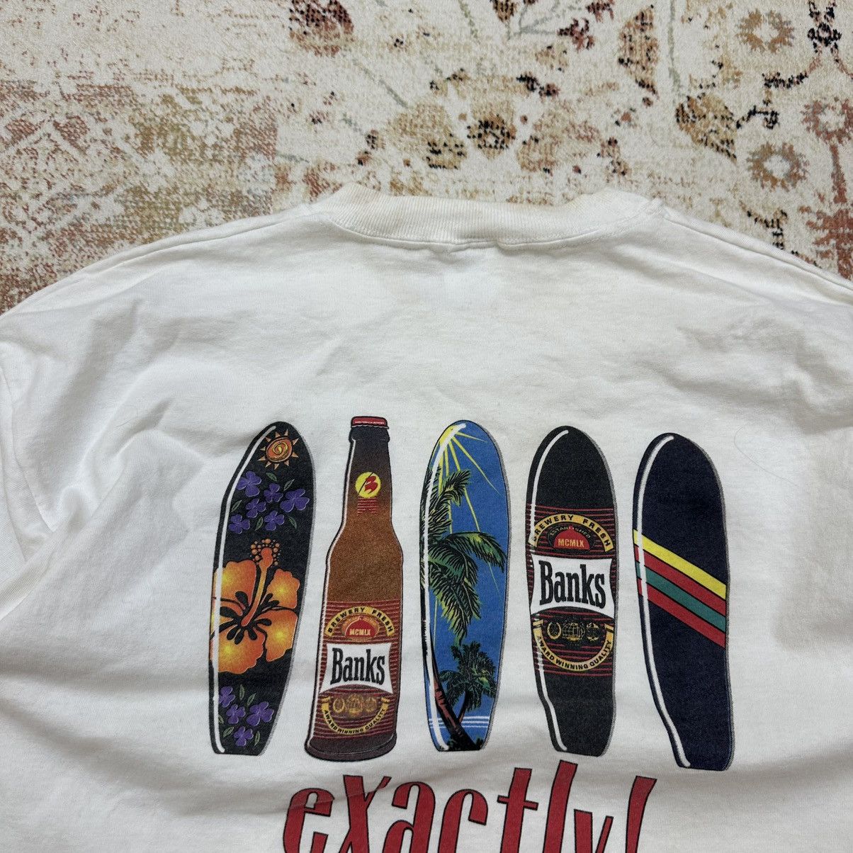 Vintage Vintage Banks Beer Barbados Adult T-shirts Big Logo 00s Size US L / EU 52-54 / 3 - 5 Thumbnail