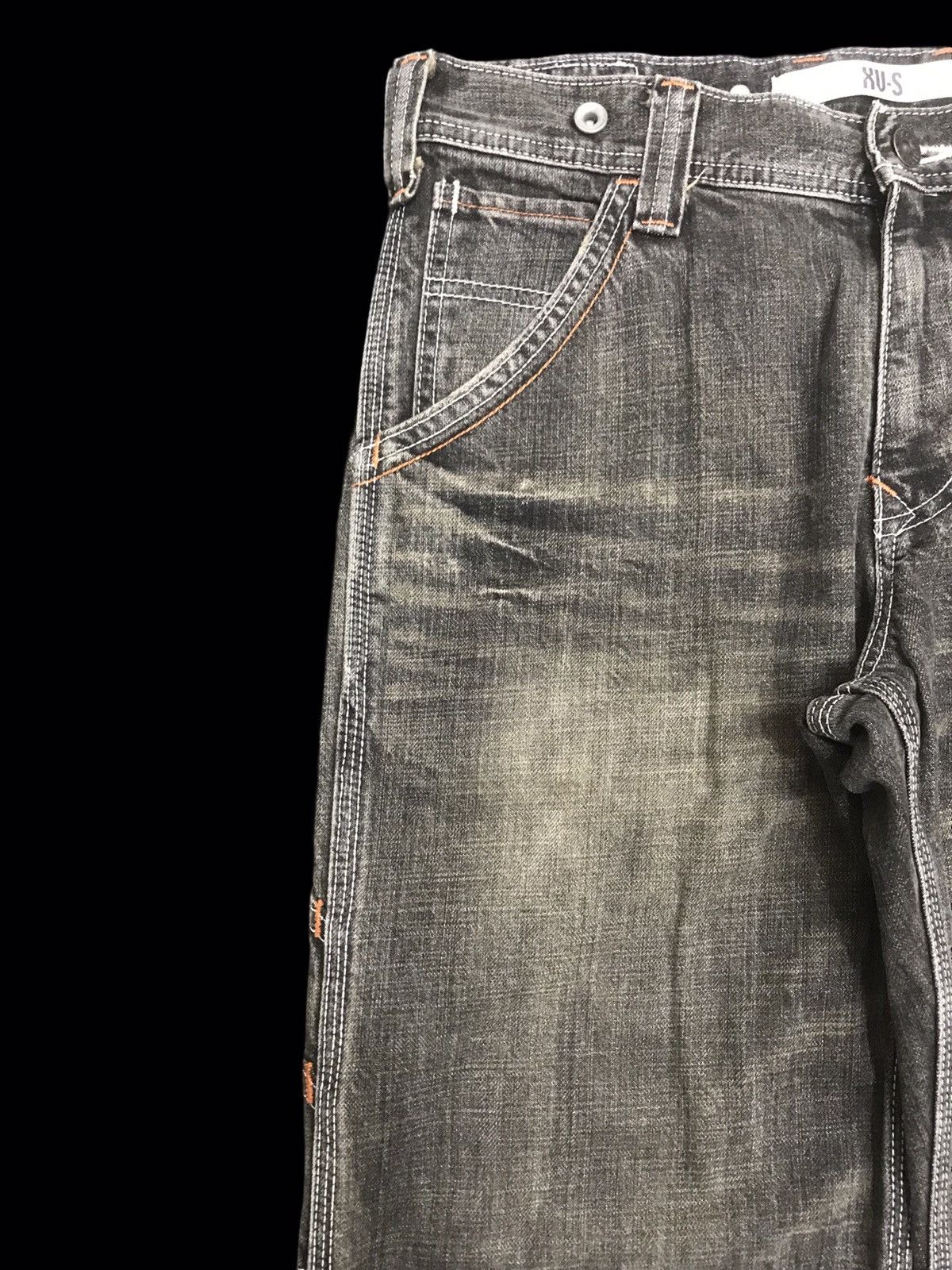 Edwin 💥ARCHIVAL💥RARE EDWIN JAPAN MUDWASH SUSPENDER DENIM F316 Size US 30 / EU 46 - 4 Thumbnail
