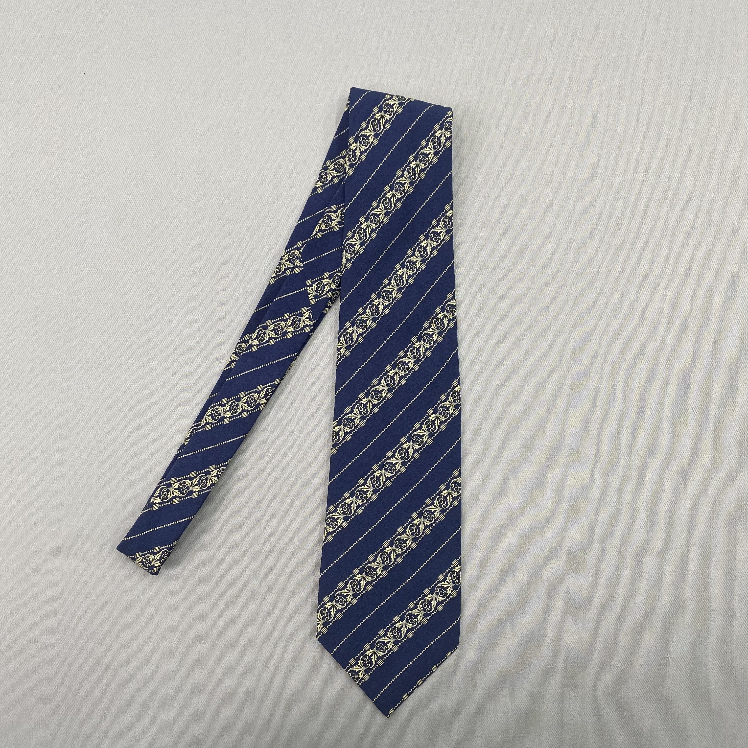 Japanese Brand Vintage Christian Dior SILK Necktie Cravate Pure Silk Size ONE SIZE - 4 Thumbnail