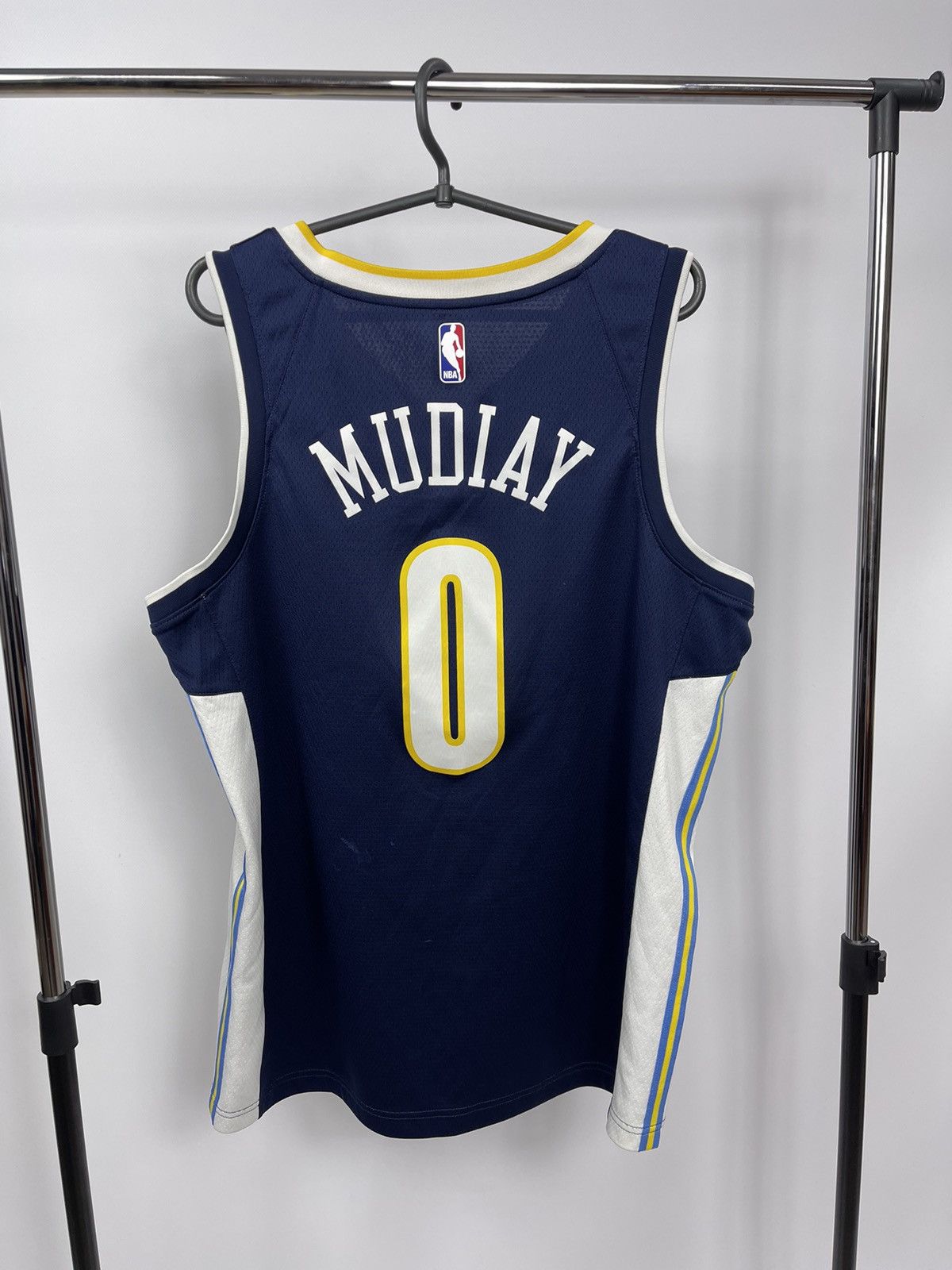 Nike Emmanuel Mudiay Denver Nuggets Jersey size 48 EUC Alternate Size US M / EU 48-50 / 2 - 1 Thumbnail
