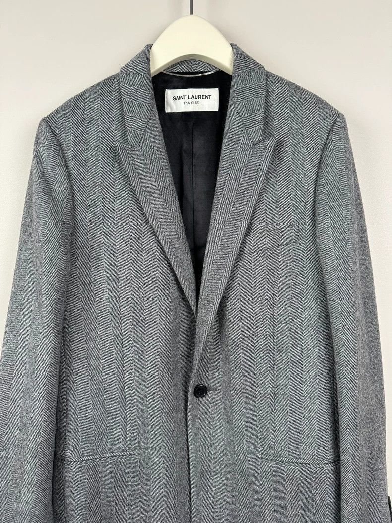 Saint Laurent Paris Saint Laurent Paris Herringbone wool suit-2506 Size US S / EU 44-46 / 1 - 3 Thumbnail