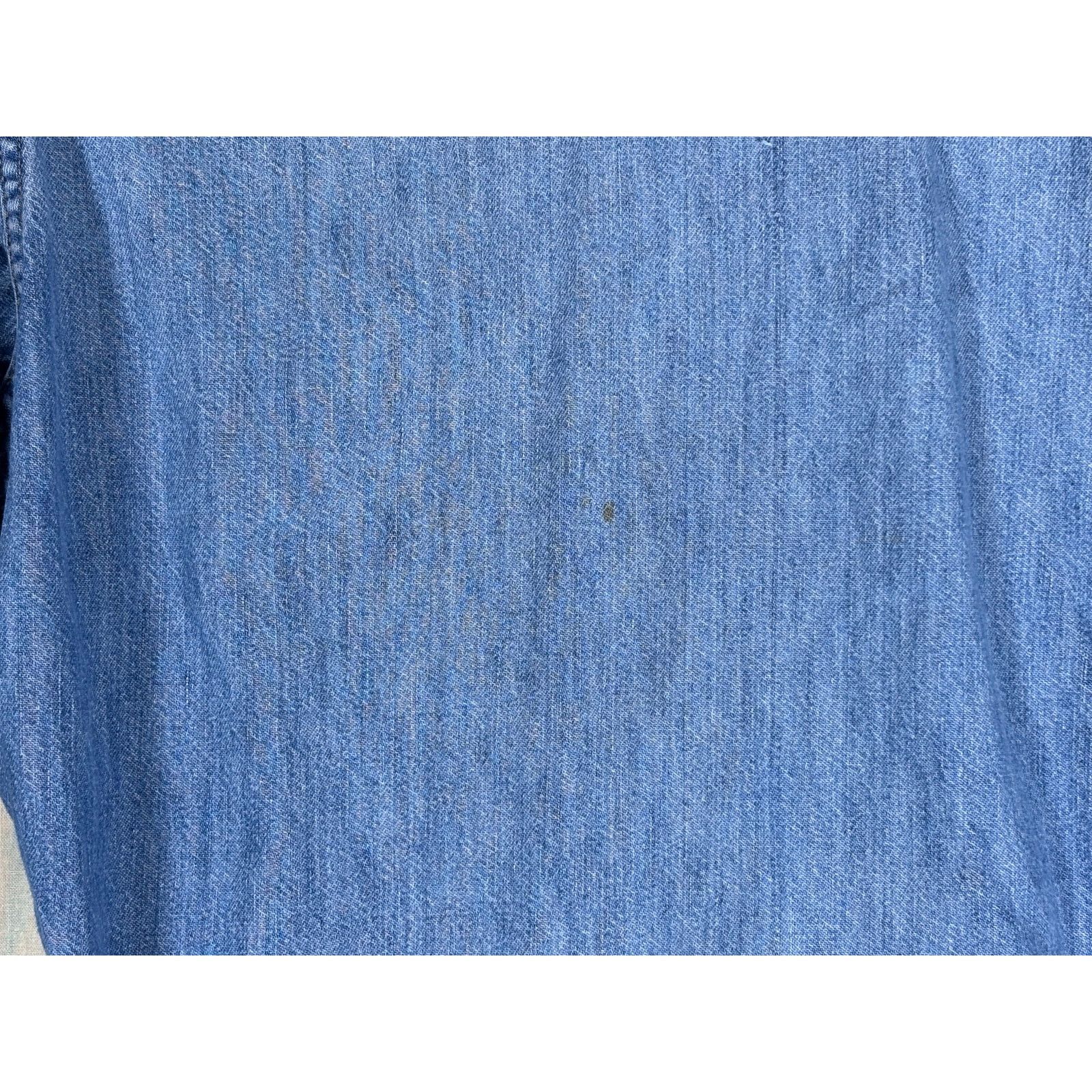 Wrangler Wrangler ProGear Denim Western Shirt USA Made 15x33 Long Size US M / EU 48-50 / 2 - 19 Thumbnail