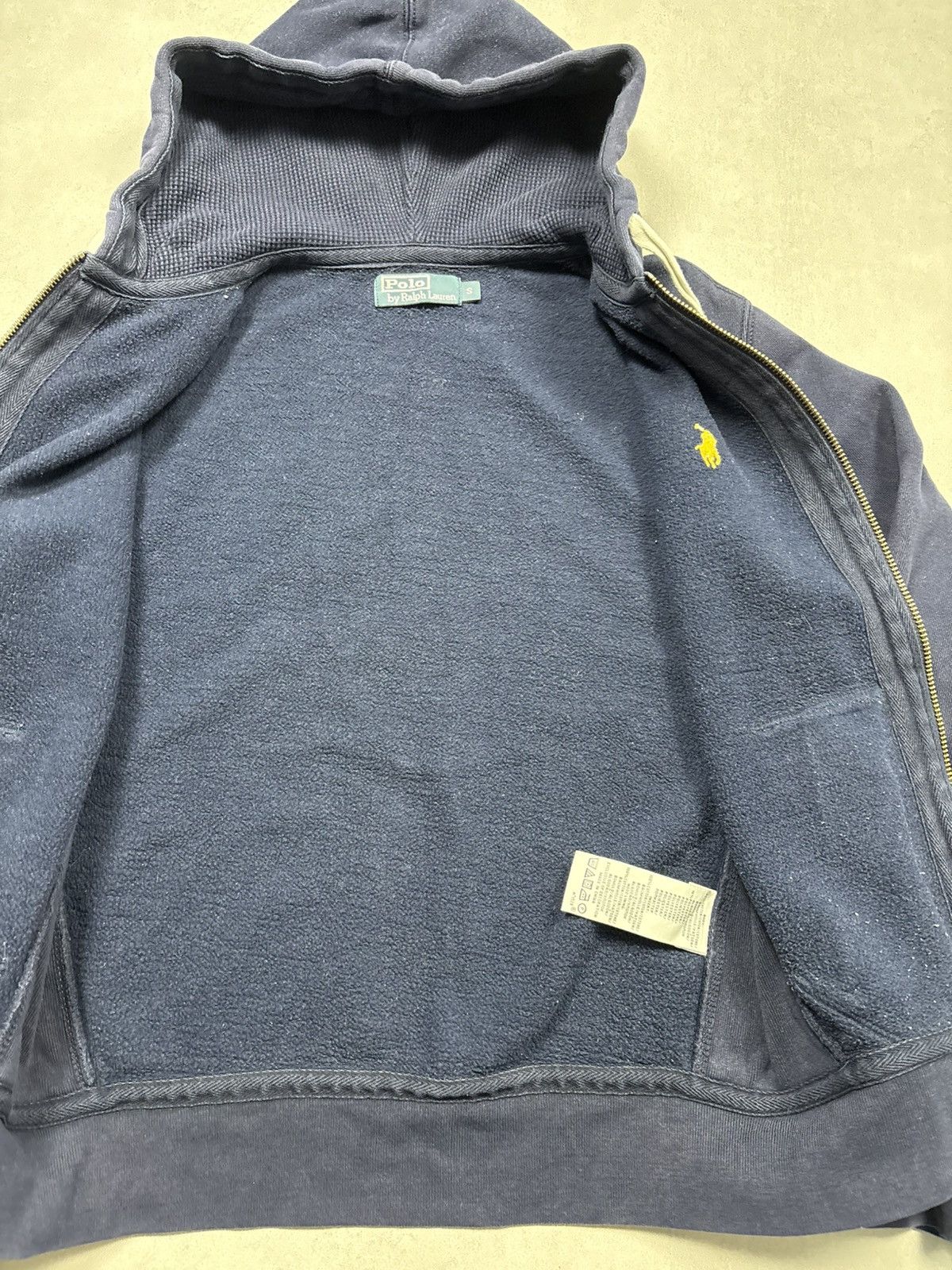 Polo Ralph Lauren Vintage Polo Ralph Lauren Full Zip Logo Hoodie Navy 90s Y2K Size US S / EU 44-46 / 1 - 8 Thumbnail
