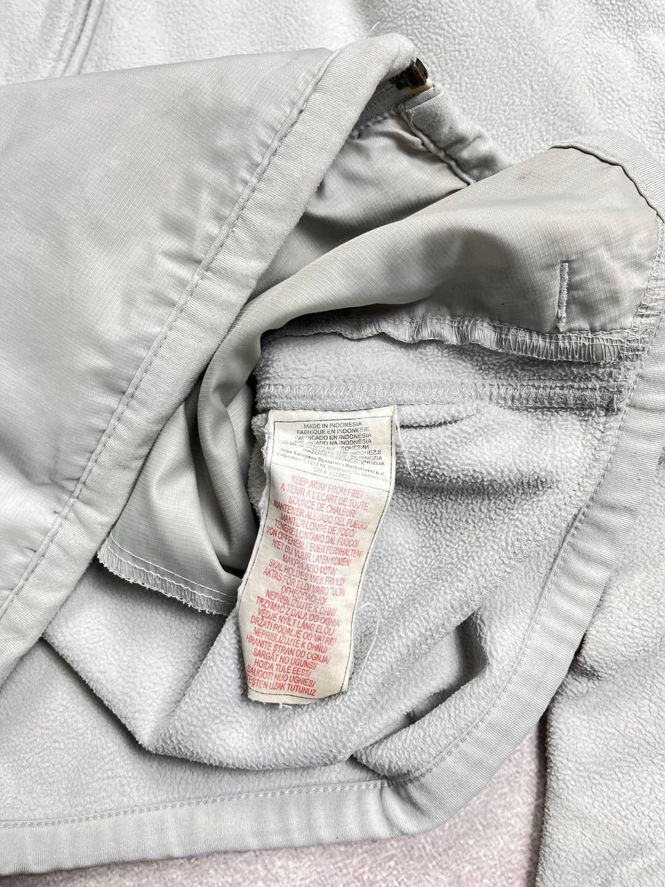 Nike × Vintage Vintage Nike Spellout Fleece Nylon Sherpa Jacket Y2K L Size US L / EU 52-54 / 3 - 6 Thumbnail