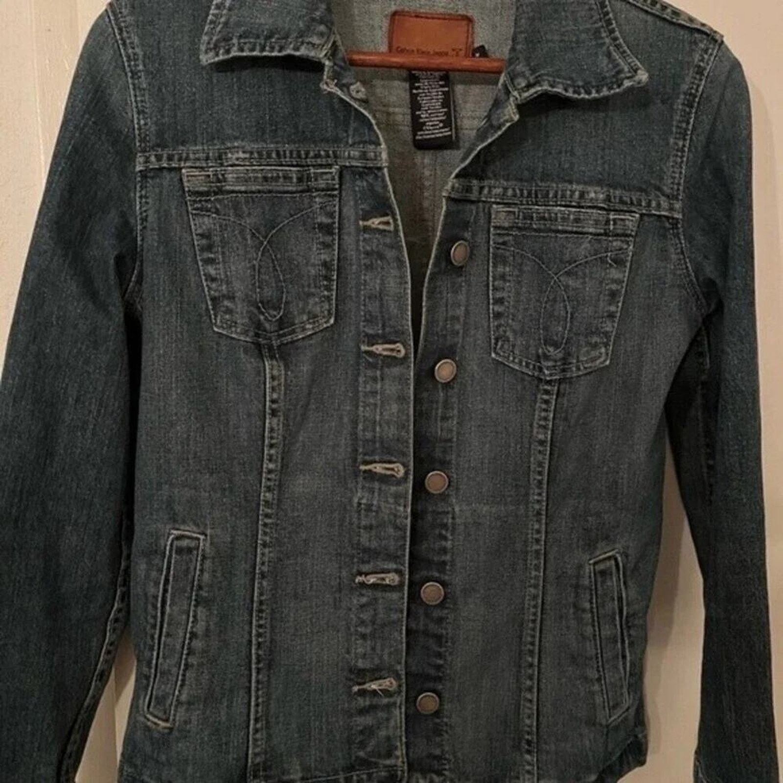 Calvin Klein Calvin Klein rare vintage y2k denim jacket, size Medium. Size M / US 6-8 / IT 42-44 - 1 Thumbnail