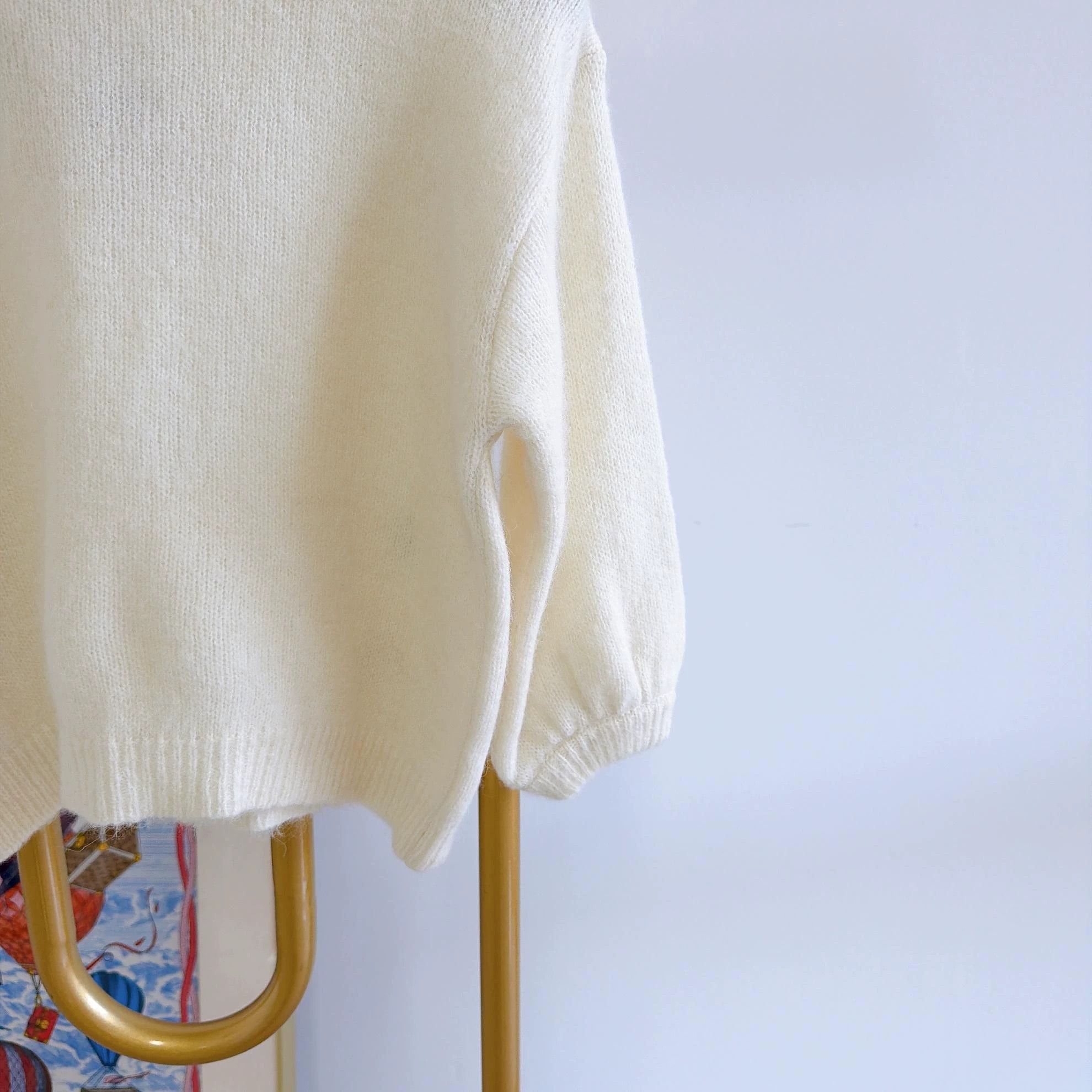 Dior Christian Dior Beige Knit Pullover 13 Size XS / US 0-2 / IT 36-38 - 6 Thumbnail