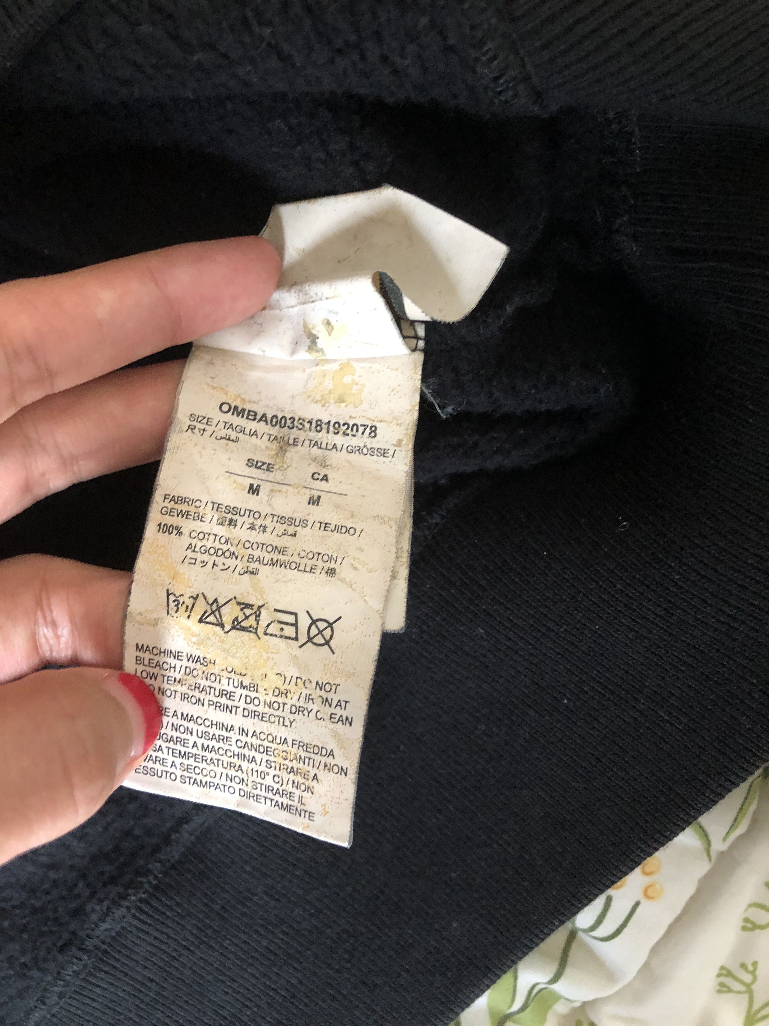 Off-White Off white Diagonal Flame Crewneck Size US L / EU 52-54 / 3 - 5 Thumbnail