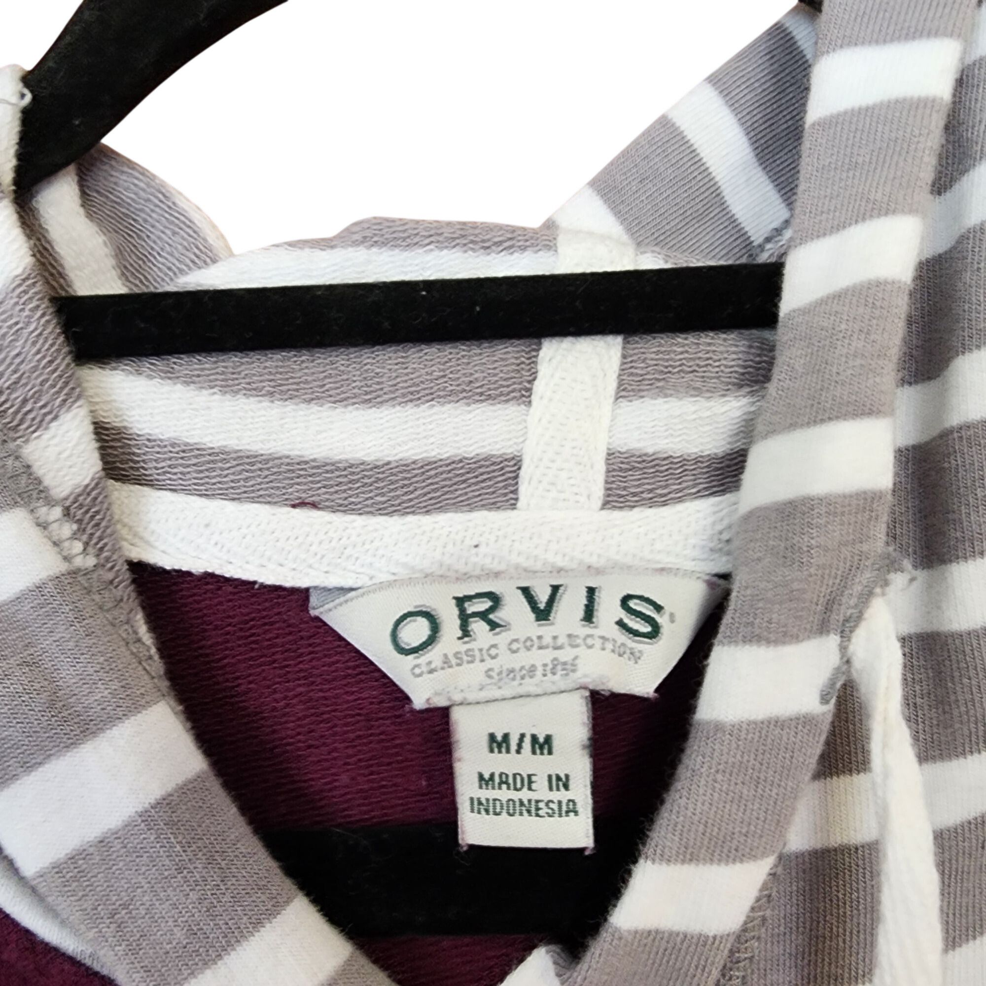 Orvis Orvis Pullover Kangaroo Pocket Camp Hike Burgundy Striped Sl Size M / US 6-8 / IT 42-44 - 3 Thumbnail