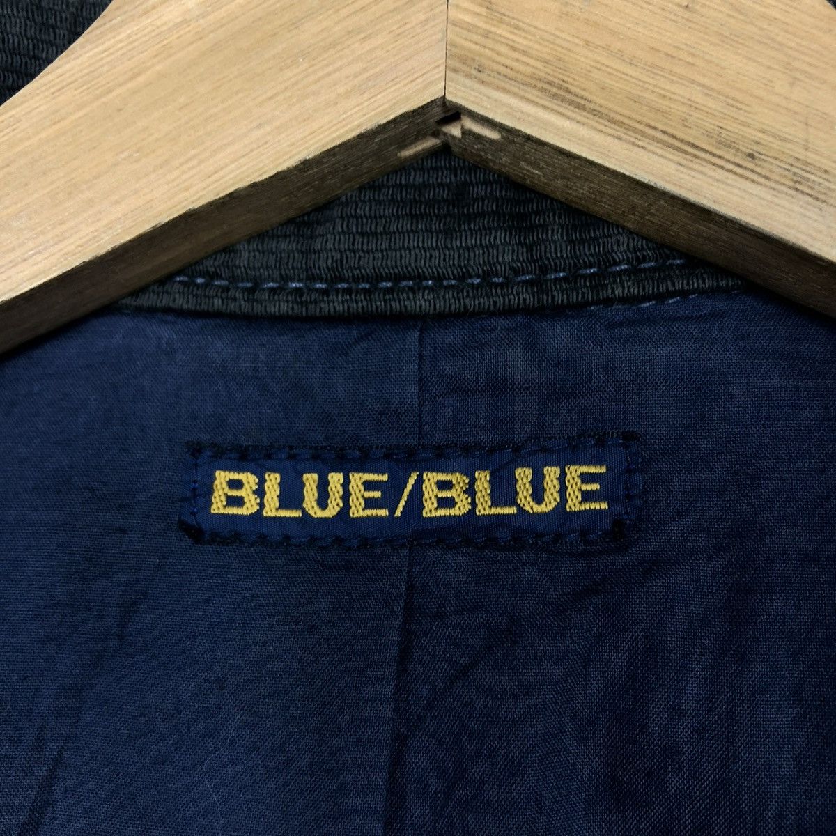 Blue Blue Japan 🔥VINTAGE DECK BIKER JACKET CORDUROY BLUE BLUE JAPAN ARIGATO Size US M / EU 48-50 / 2 - 20 Thumbnail
