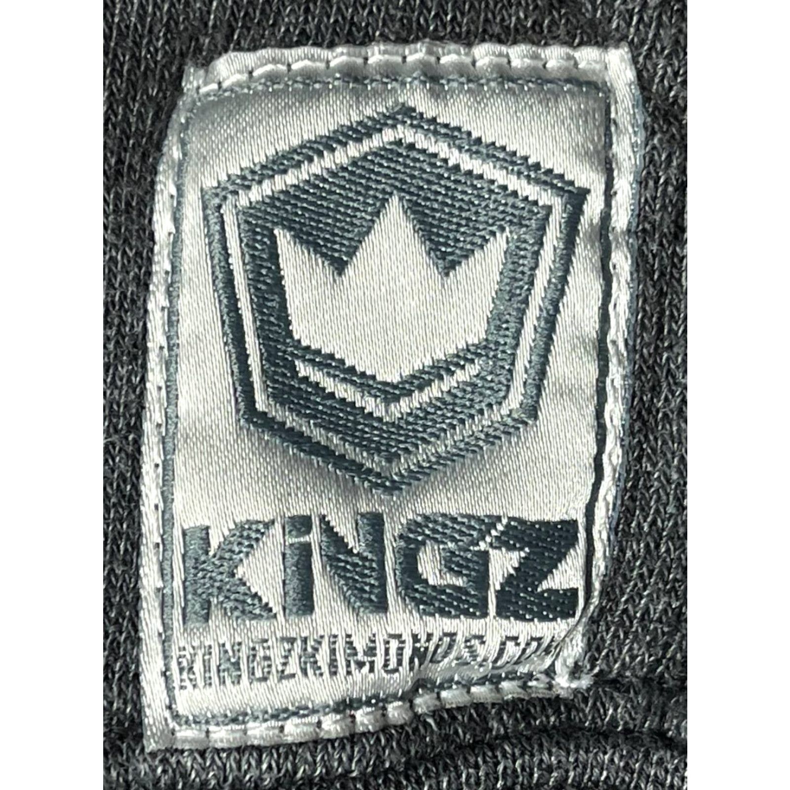 Vintage Kingz Kimonos Hoodie Adult Gray Long Sleeve BJJ Jiujitsu Zip Up Hooded Mens Size S Size US S / EU 44-46 / 1 - 6 Thumbnail
