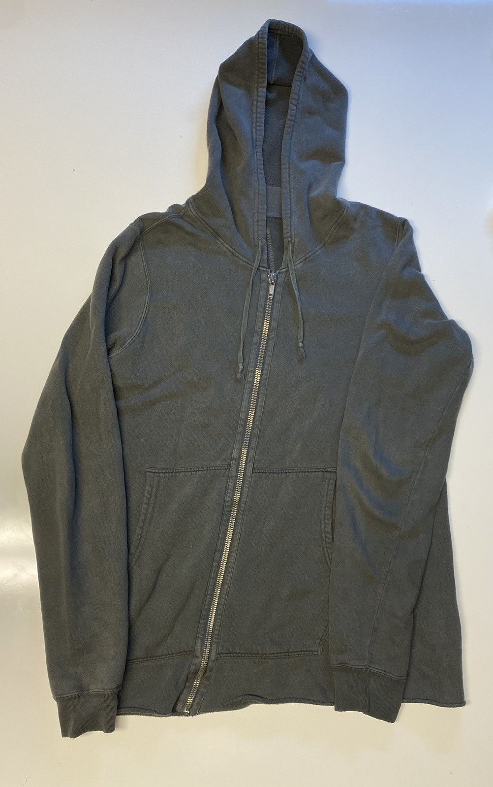 image of Rick Owens Drkshdw Rick Owens Zip Parker in Grey, Men's (Size XL)