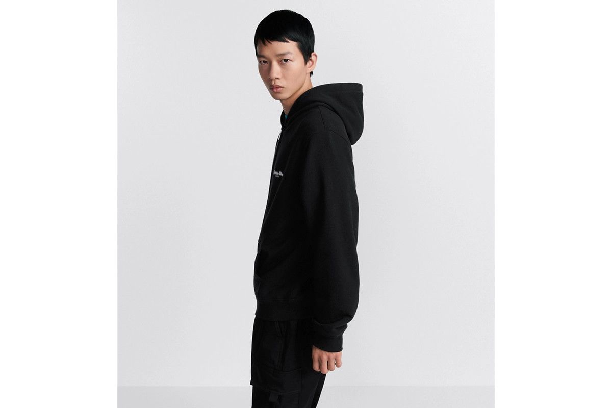 Dior o1bcso1str0226 Couture Zipped Hooded Sweatshirt in Black Size US M / EU 48-50 / 2 - 8 Thumbnail