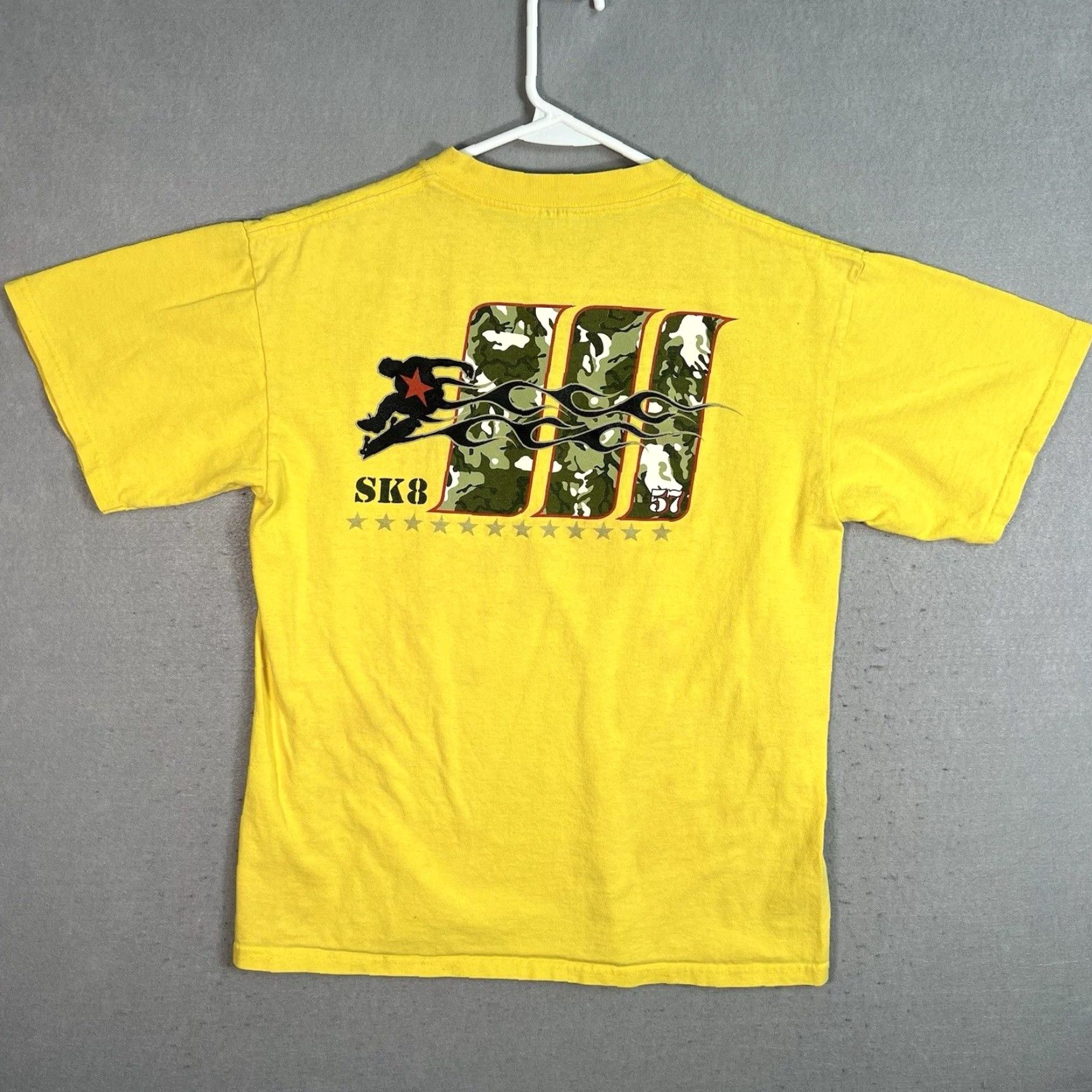 Vintage VINTAGE 90s Afterburn Urban Skate Squad T Shirt Adult Medium Yellow Mens Graphic Tee Sportswear/Beach 1990s Mens Medium Yellow Graphic Tee Mens Size US M / EU 48-50 / 2 - 2 Thumbnail