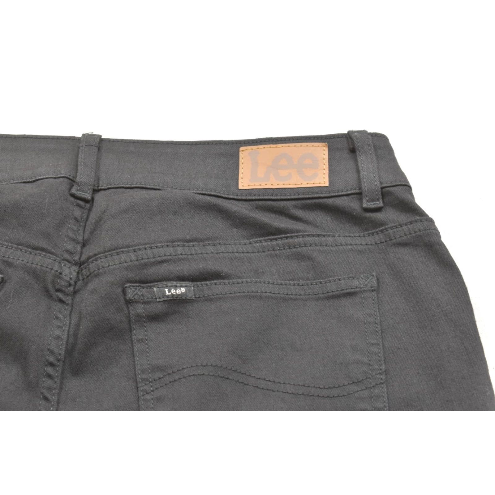 Lee Lee Regular Fit Bootcut Pants Mid Rise Black 16W P Petite Stretch Women's Casual Trousers Size 38" / US 16 / IT 52 - 6 Thumbnail