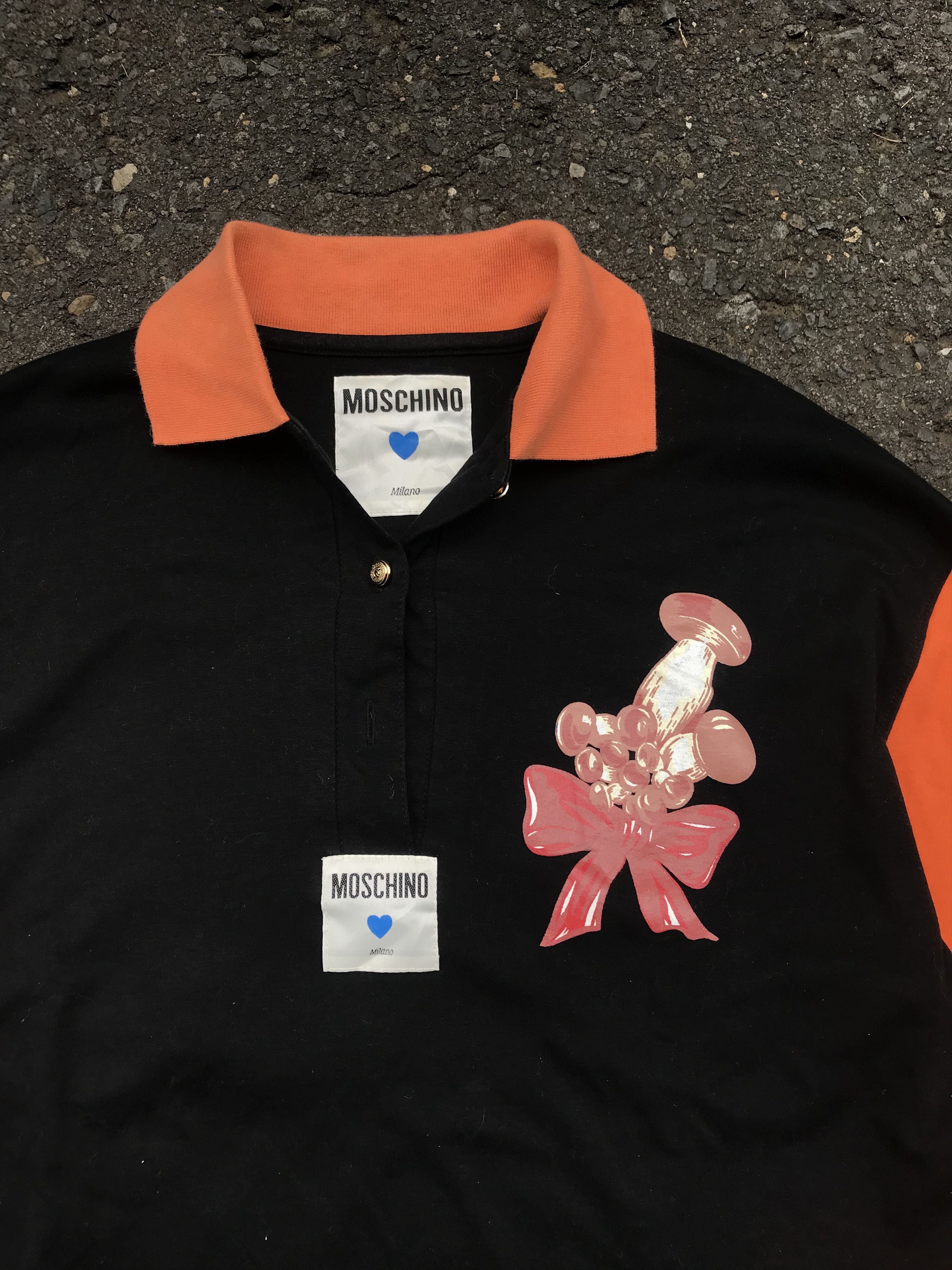 Moschino Moschino two tones polo Size US S / EU 44-46 / 1 - 3 Thumbnail