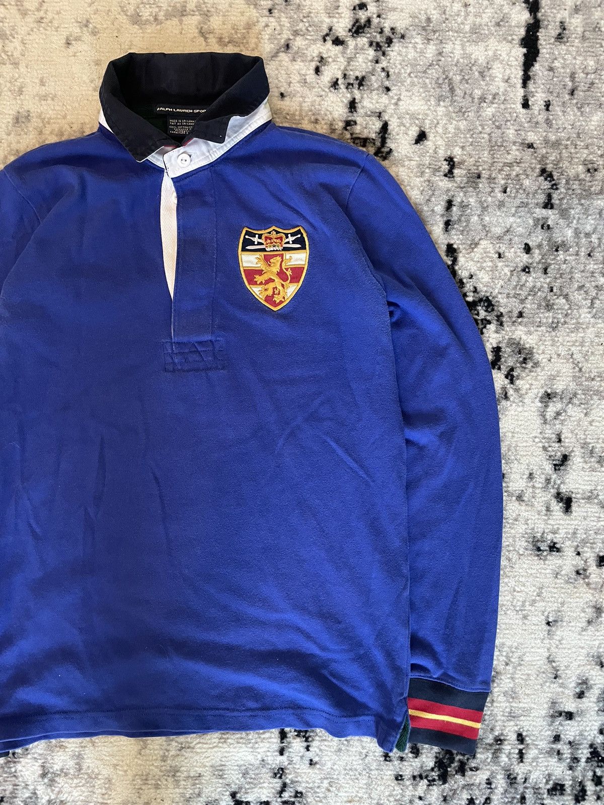 Polo Ralph Lauren × Vintage VINTAGE Y2K POLO RALPH LAUREN RUGBY 90's Size US M / EU 48-50 / 2 - 2 Thumbnail