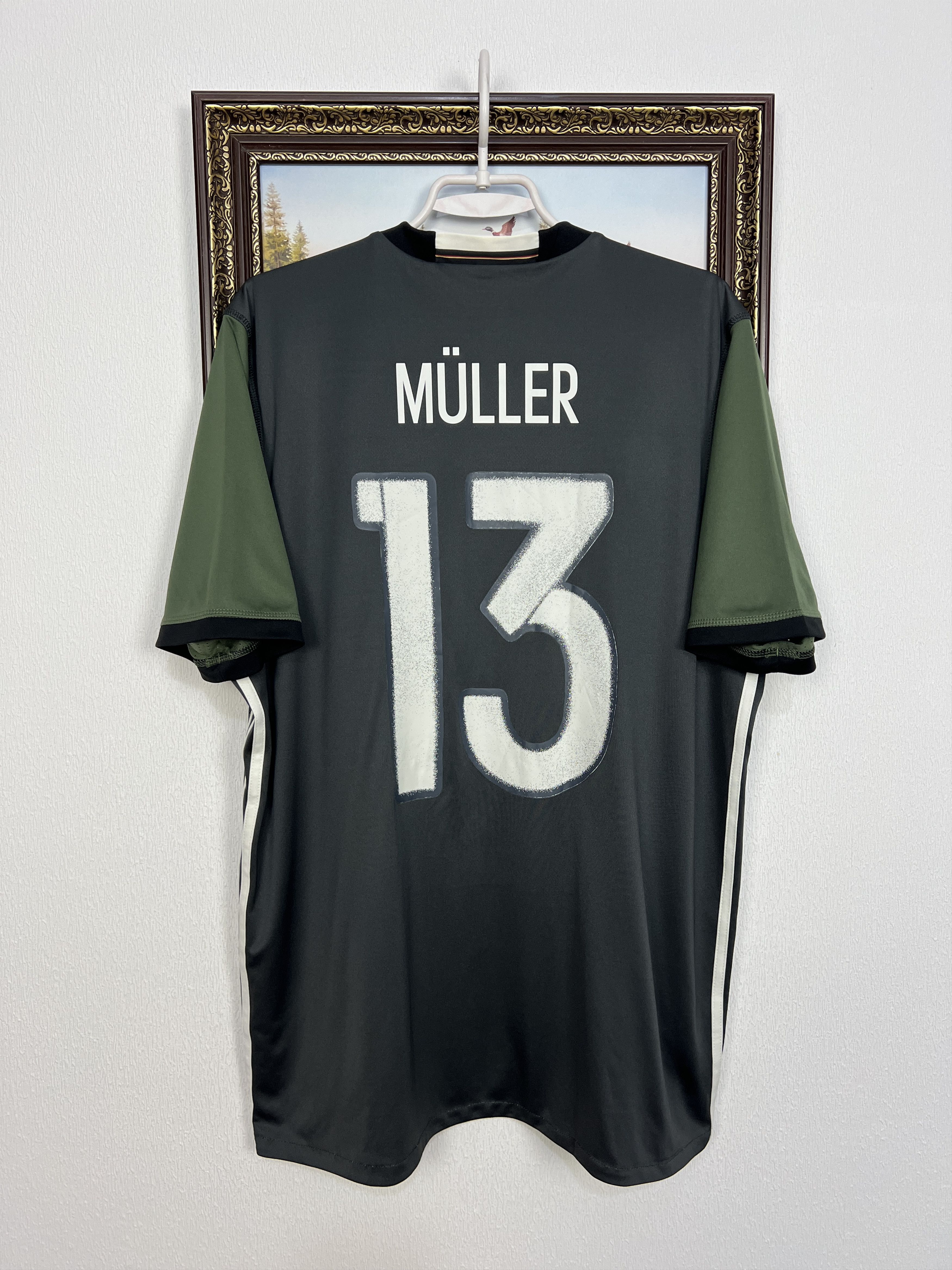 Adidas Germany Away football shirt Soccer Jersey #13 Muller Trikot Size US XL / EU 56 / 4 - 6 Thumbnail