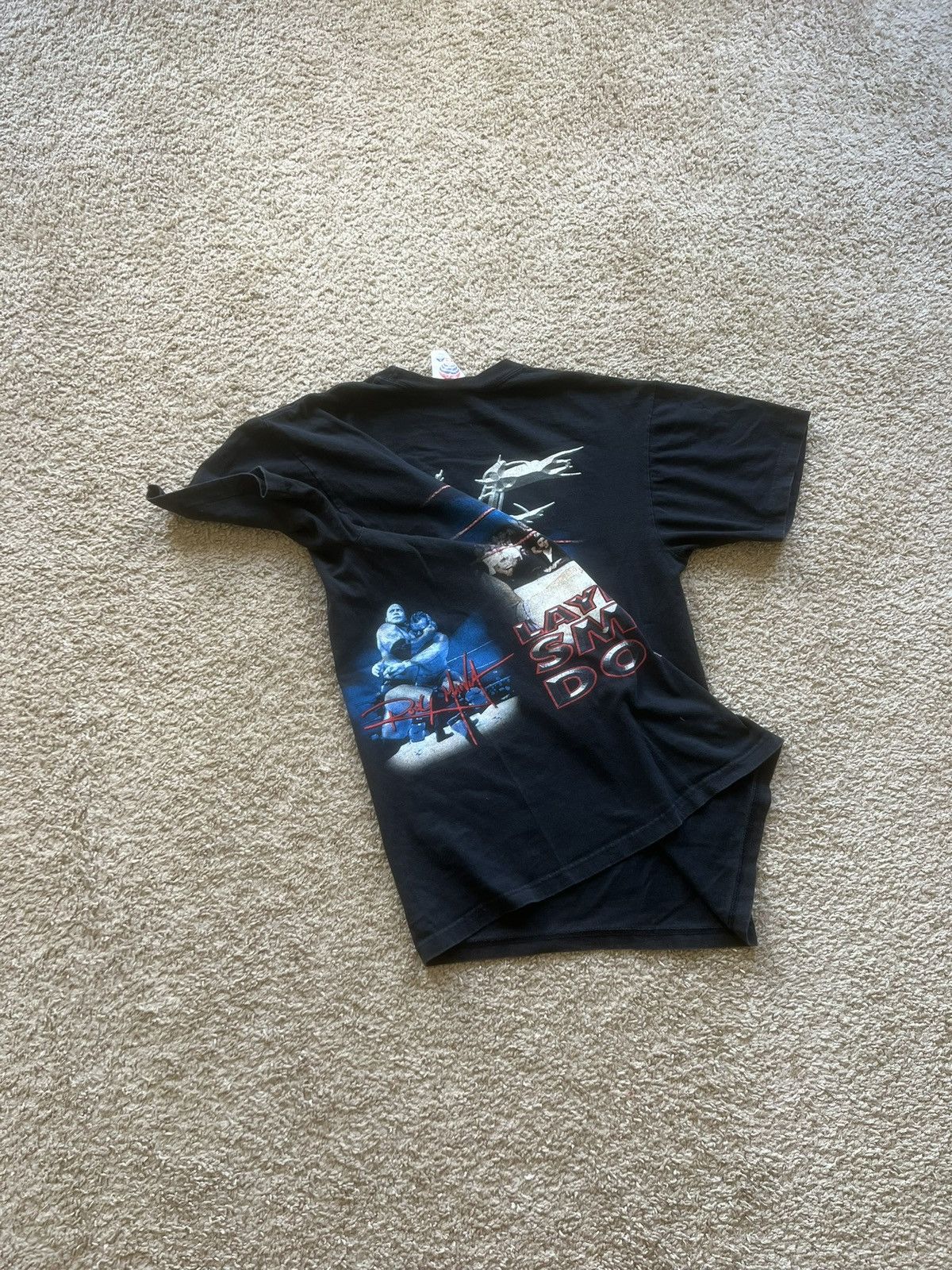 Vintage × WWE × WWF Vintage Wwf The Rock wrap around shirt Size US L / EU 52-54 / 3 - 3 Thumbnail