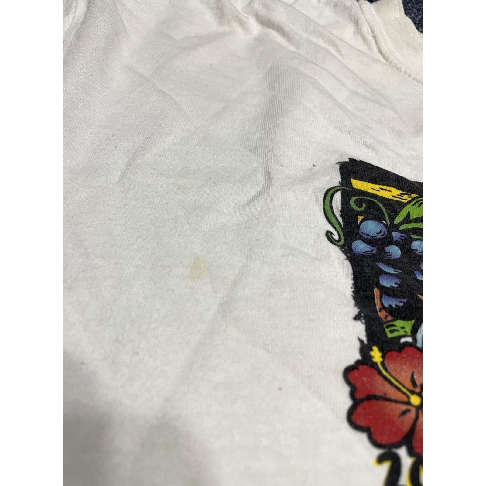 Fruit Of The Loom VINTAGE Fruit Of A Loom T-Shirt USA Tennis Crew Neck Short Sleeve L White Size L Unisex Adults Size US L / EU 52-54 / 3 - 6 Thumbnail