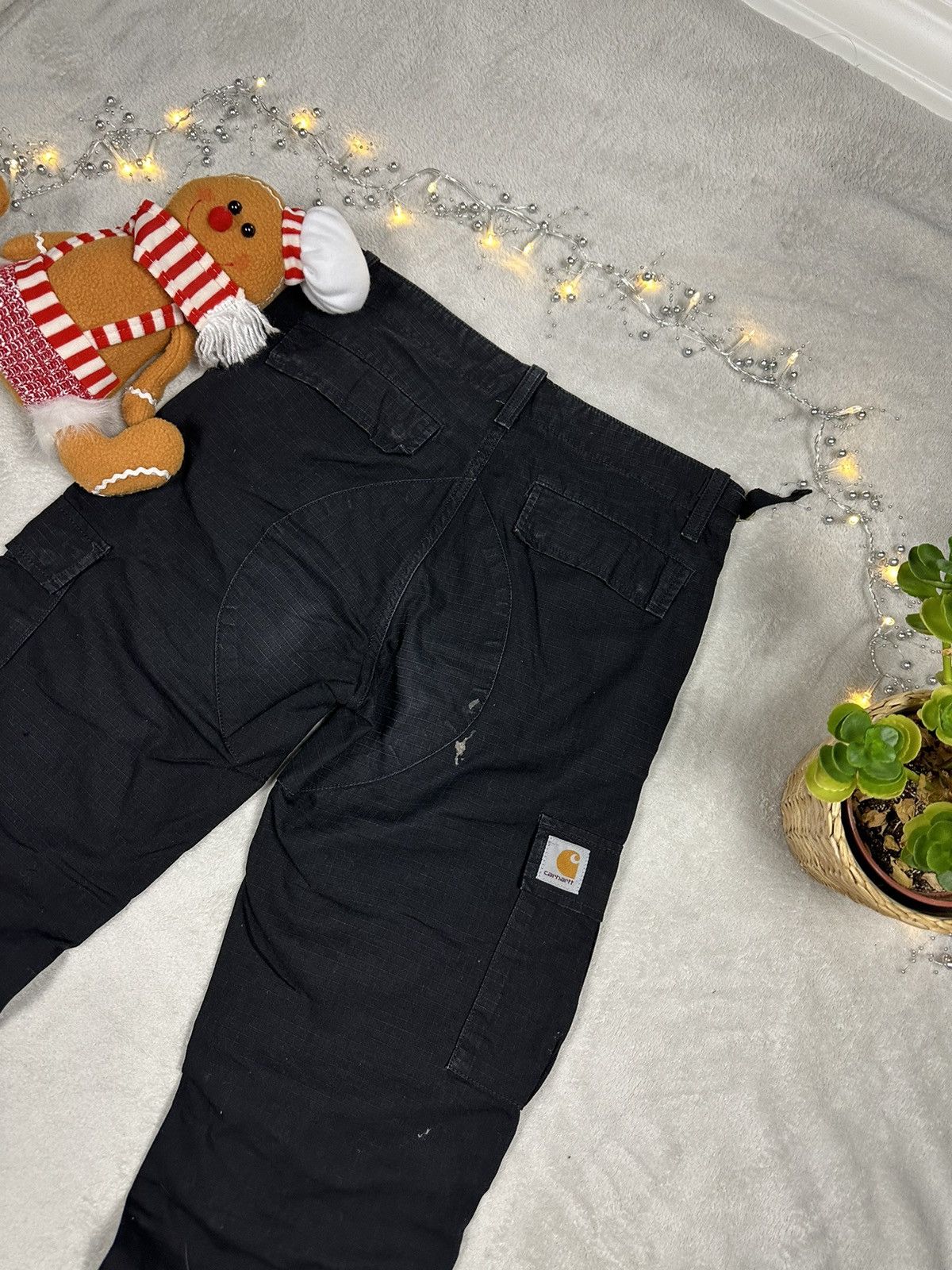Carhartt Retro Carhartt Vintage Oversize Box Logo Cargo Pants Size US 27 - 5 Thumbnail