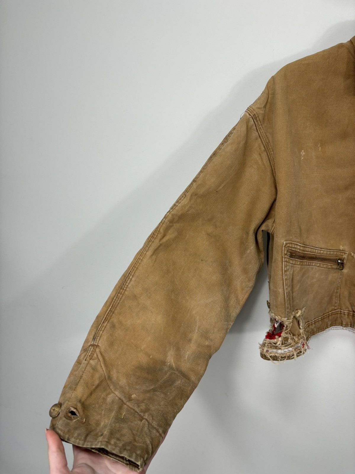 Carhartt Vintage Carhartt 80s USA Boxy Fit Cropped Detroit Jacket Size US L / EU 52-54 / 3 - 11 Thumbnail