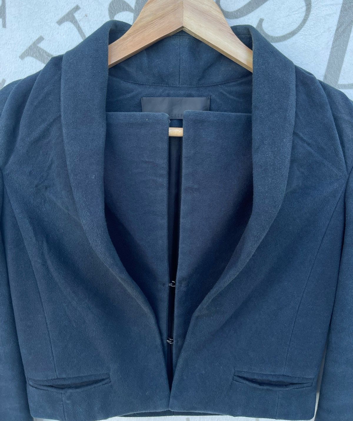 Haider Ackermann 🔥A/W 2013 HAIDER ACKERMANN MOLESKIN CROPPED JACKET Size S / US 4 / IT 40 - 13 Thumbnail