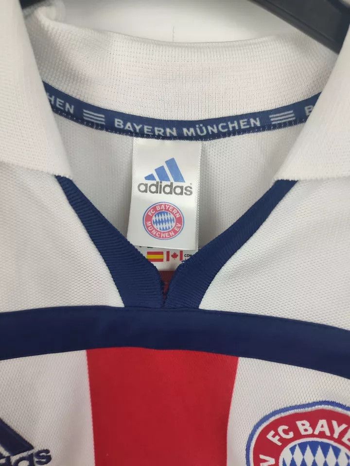 Adidas 2000-01 Bayern Munich Away FOOTBALL Kit SHIRT SOCCER Size US L / EU 52-54 / 3 - 13 Thumbnail