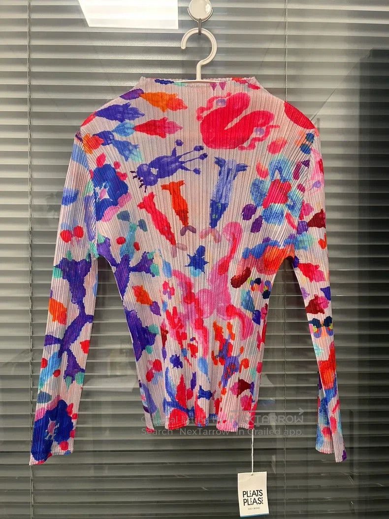 Issey Miyake Issey Miyake Turtleneck Long Sleeve T-Shirt Size L / US 10 / IT 46 - 1 Thumbnail