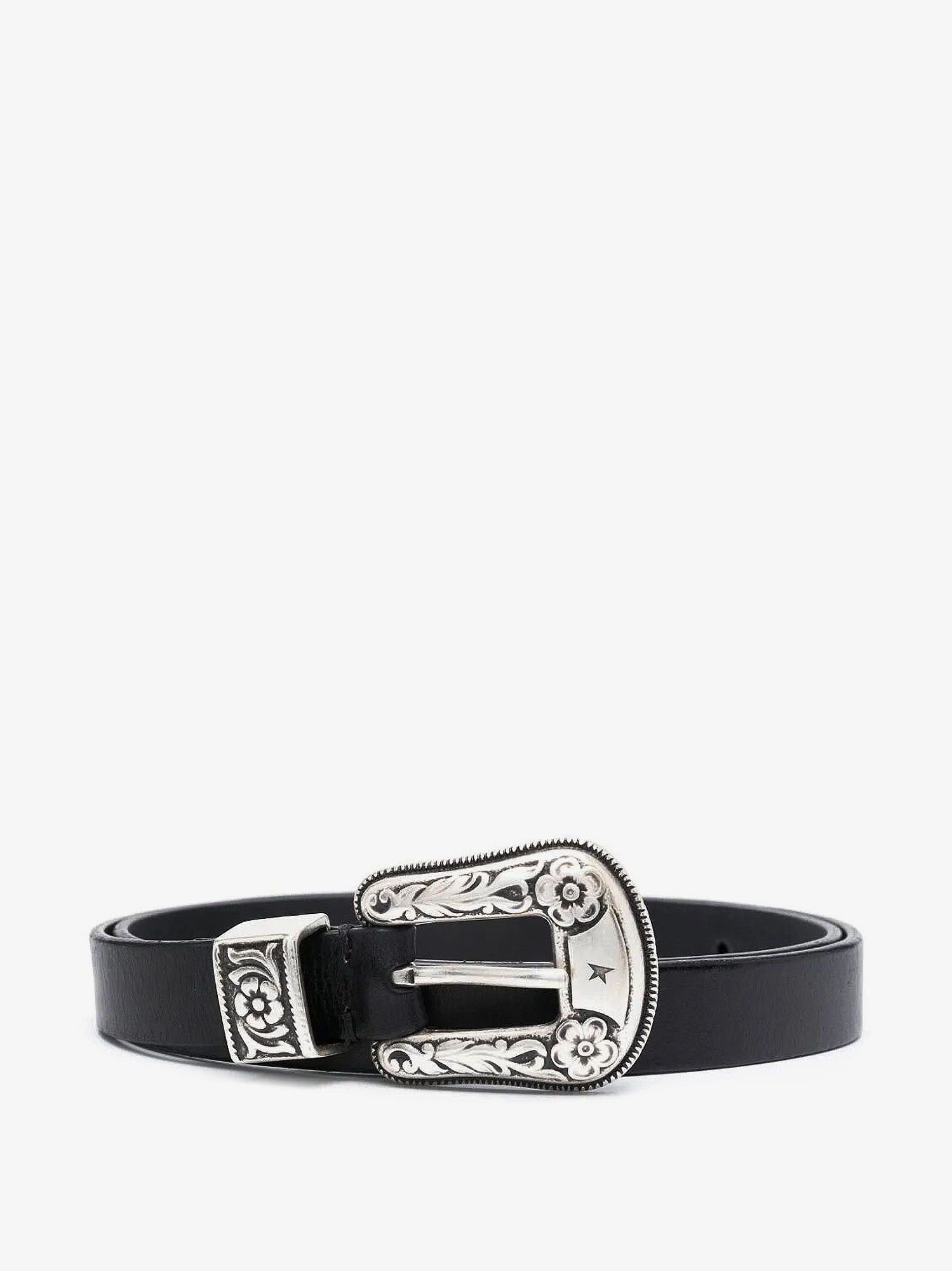 Golden Goose Hip Lace Leather Belt Size ONE SIZE - 1 Thumbnail