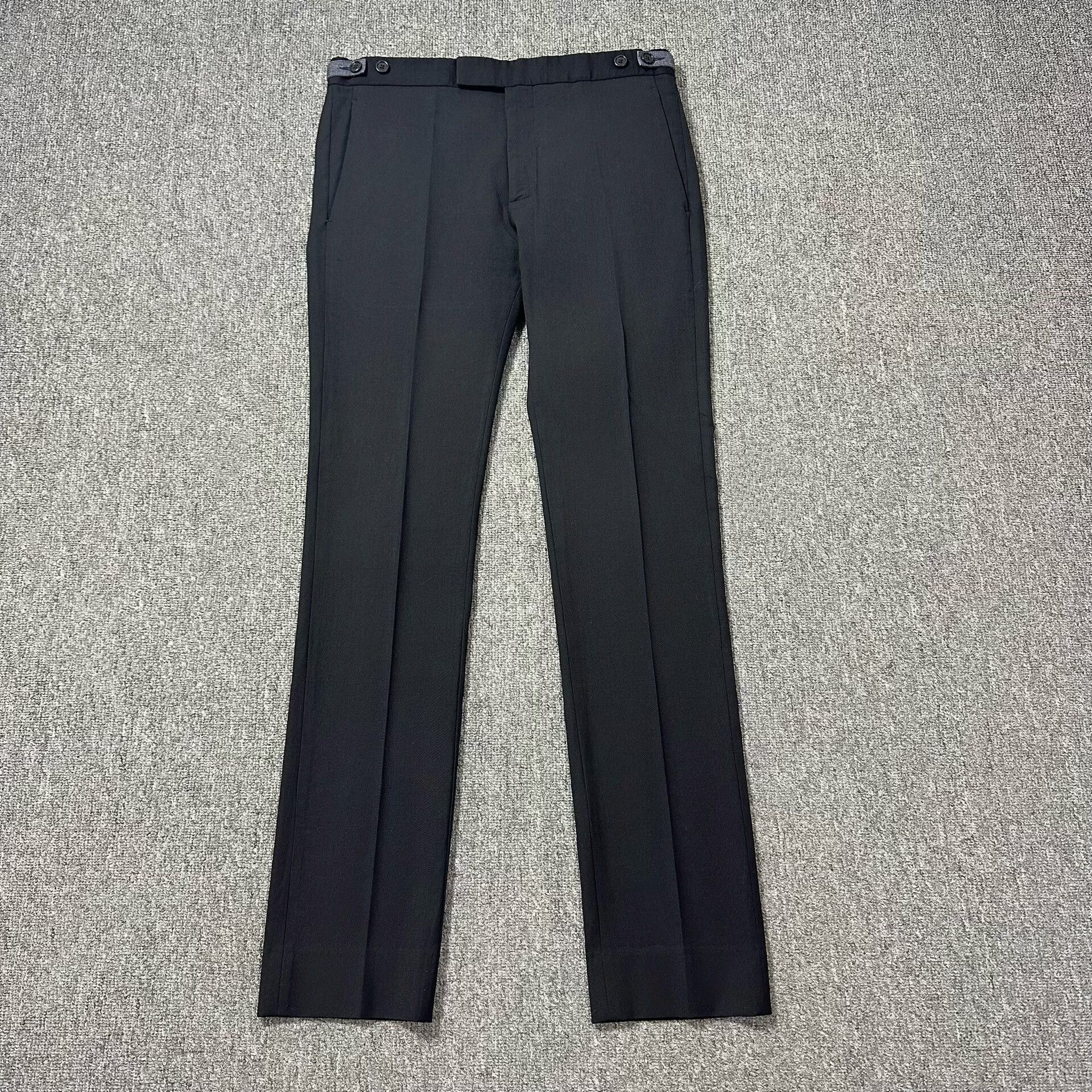 Dior Dior Homme Wool Side-Adjuster Trousers Size US 30 / EU 46 - 1 Thumbnail