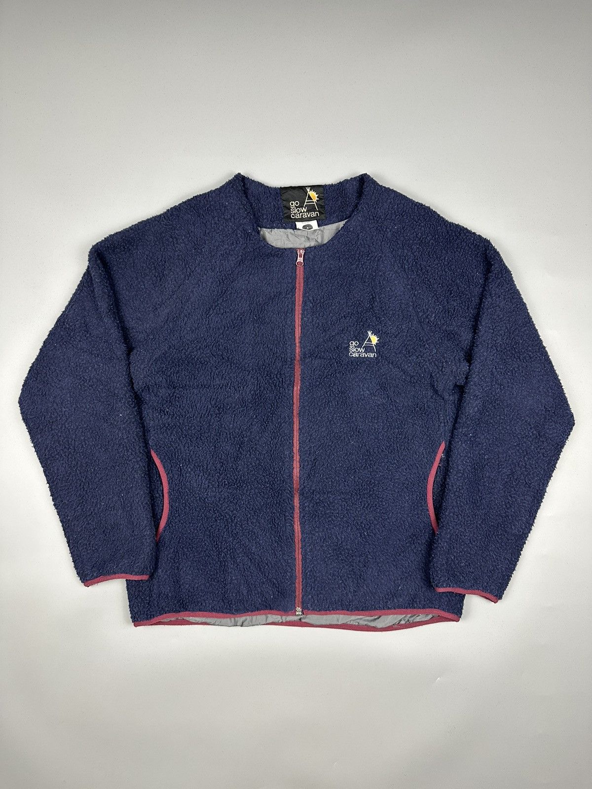 go slow caravan Vintage Go Slow Caravan Fleece Jacket Size US XL / EU 56 / 4 - 3 Thumbnail