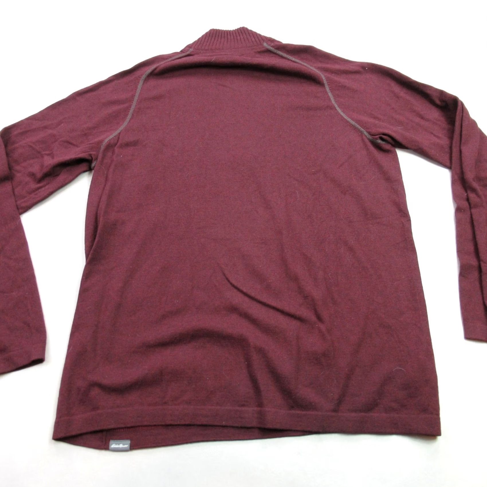 Eddie Bauer Eddie Bauer SweatEr Mens XL Burgundy Long Sleeve 1/4 Zip Pullover Outdoors Size US XL / EU 56 / 4 - 6 Thumbnail