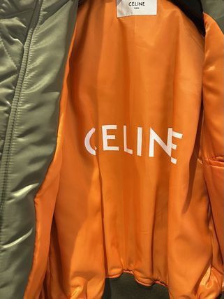 Celine Celine Nylon and Leather Logo Bomber Jacket Size US M / EU 48-50 / 2 - 4 Thumbnail