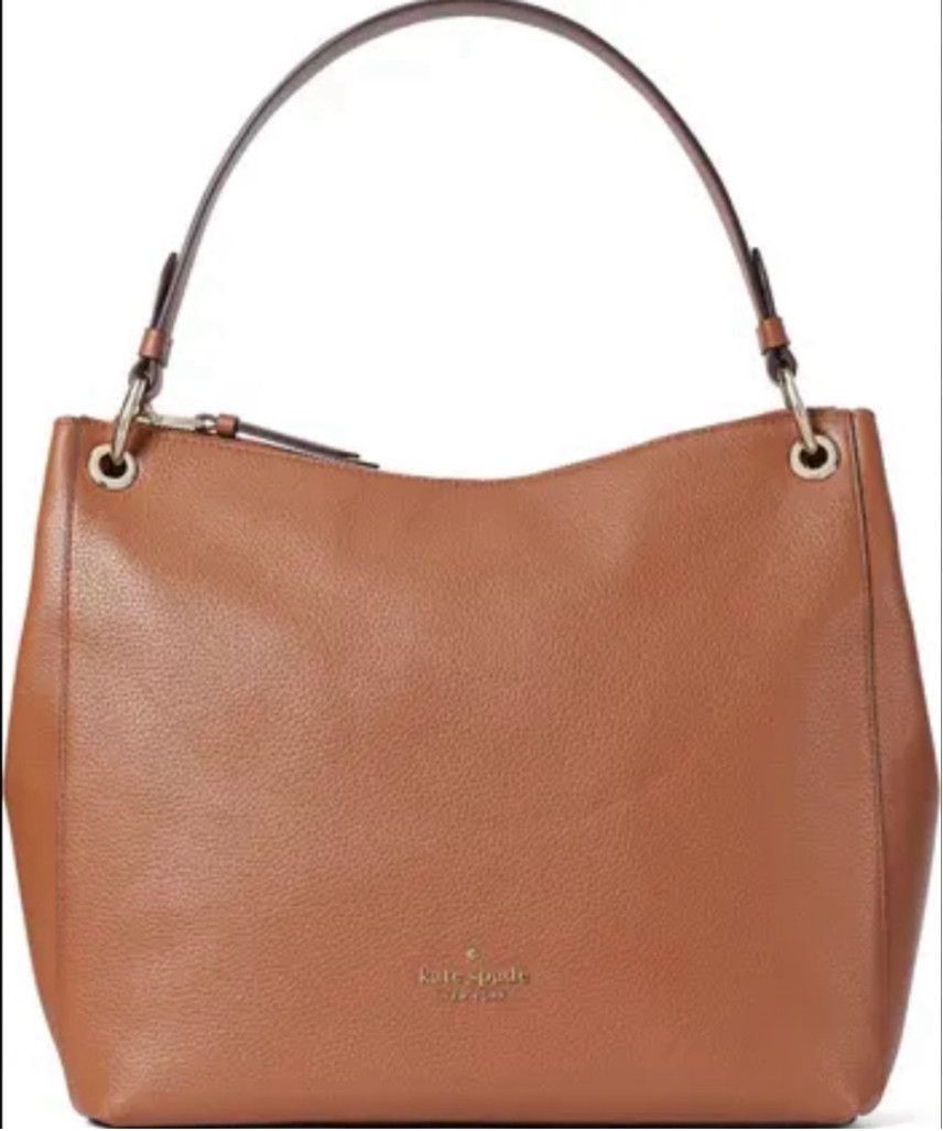 Kate Spade Kate Spade Brown Leather Tote Bag Size ONE SIZE - 1 Thumbnail